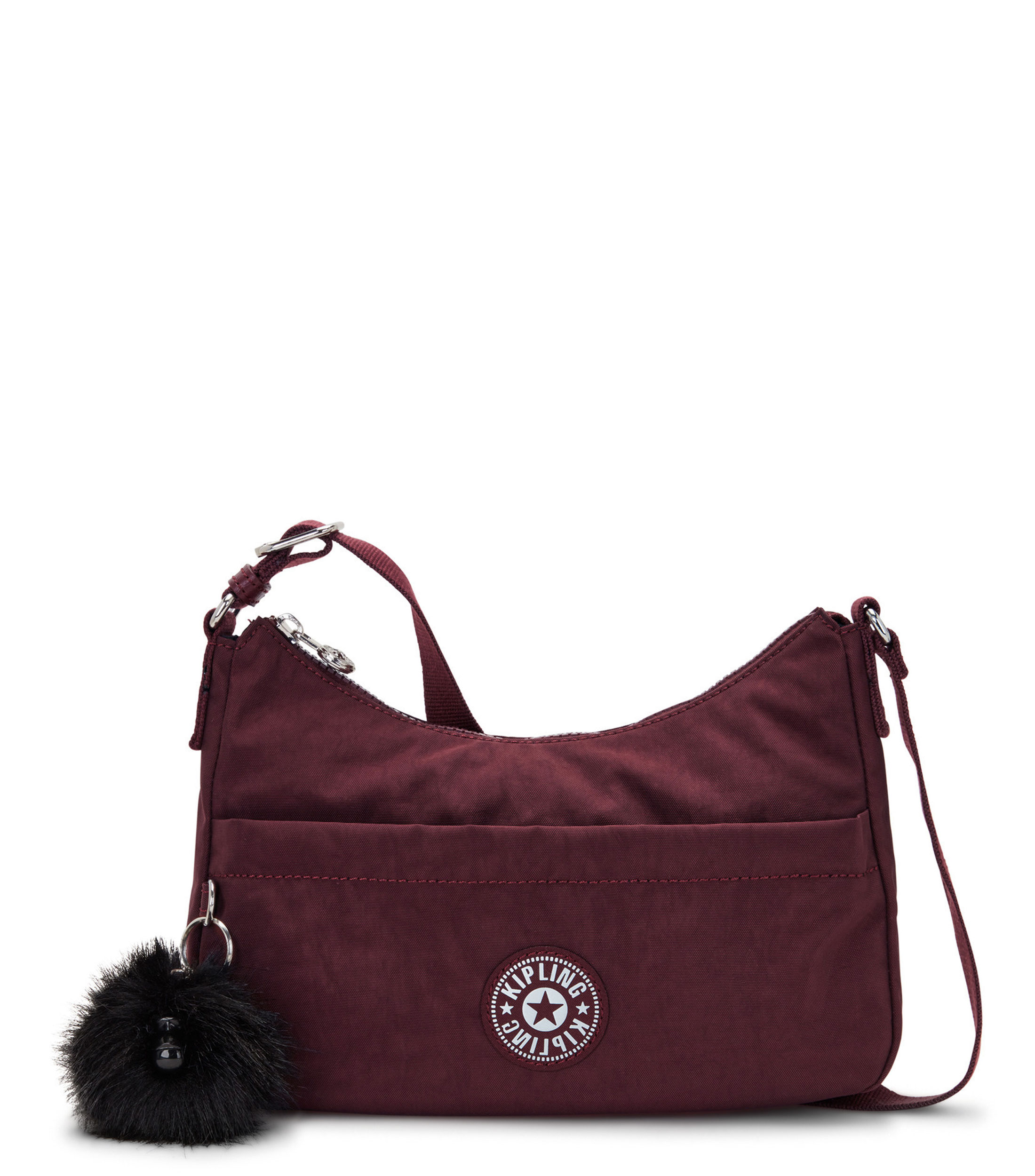 Kipling Bolso Shoulder Deep Burgundy Larysa Mujer El Palacio De Hierro