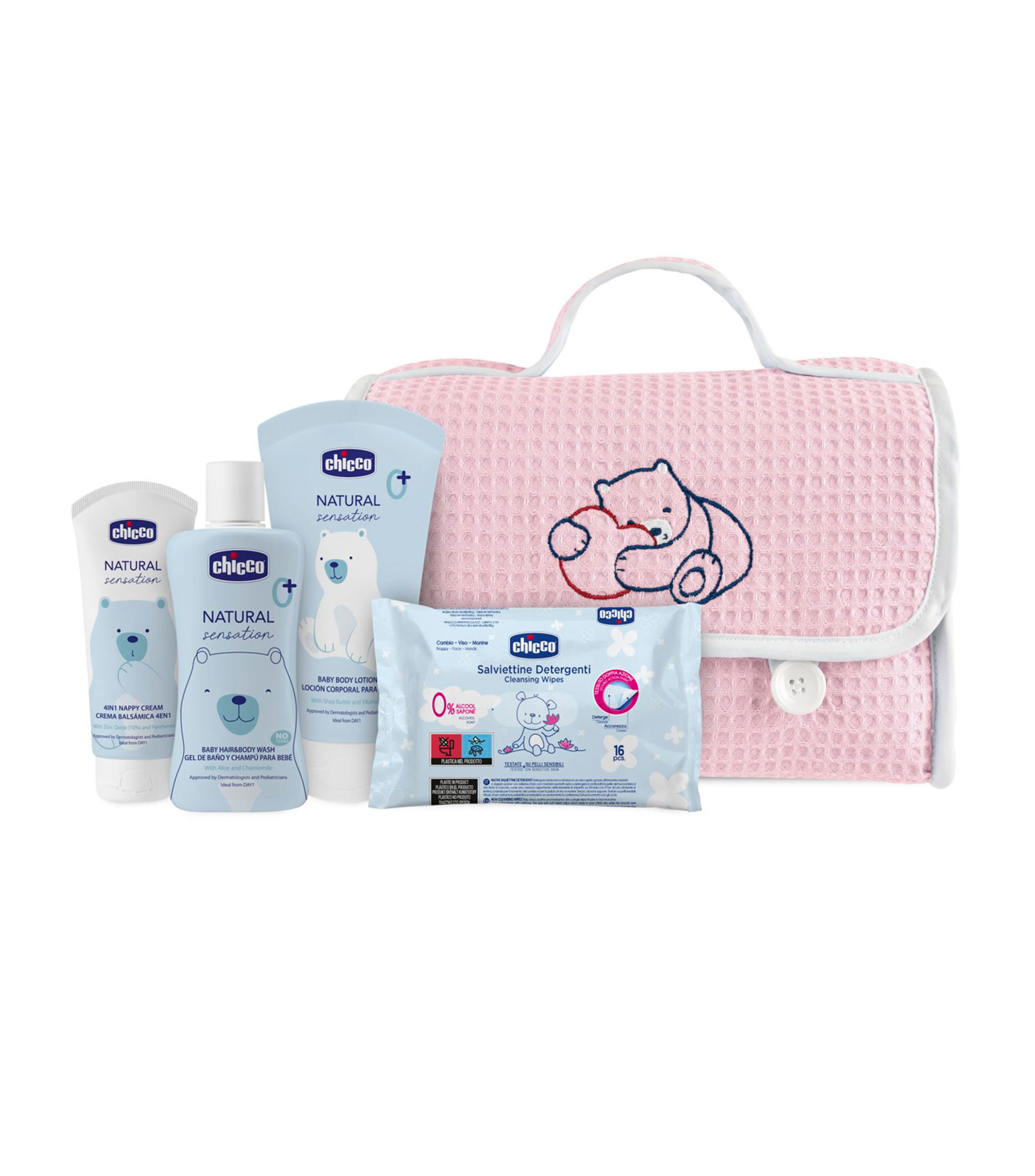 Chicco Set Baby Cosmetic Natural Sensations Beb El Palacio De Hierro