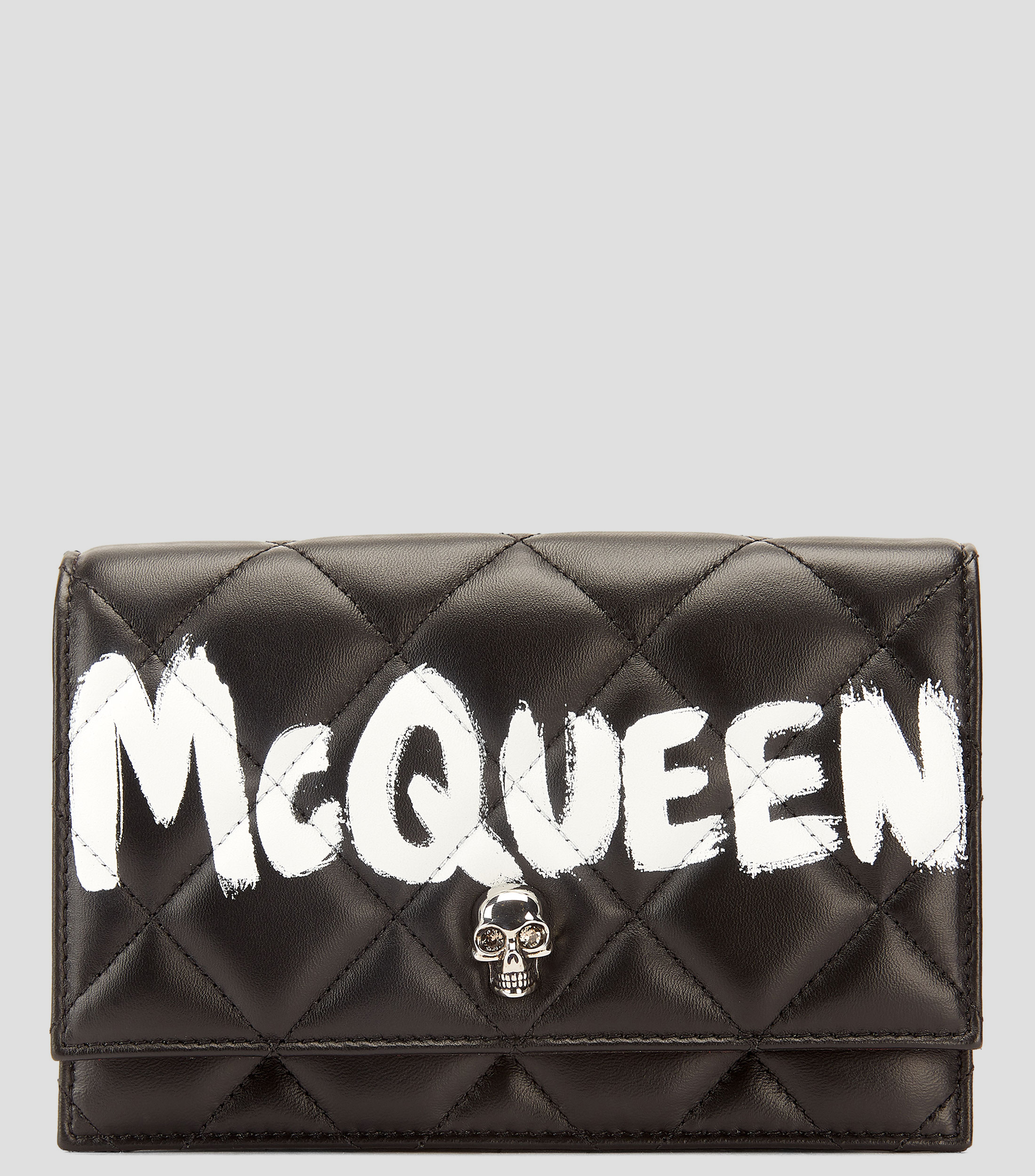 Alexander McQueen Bolso Crossbody En Piel Capitoneada Mujer El