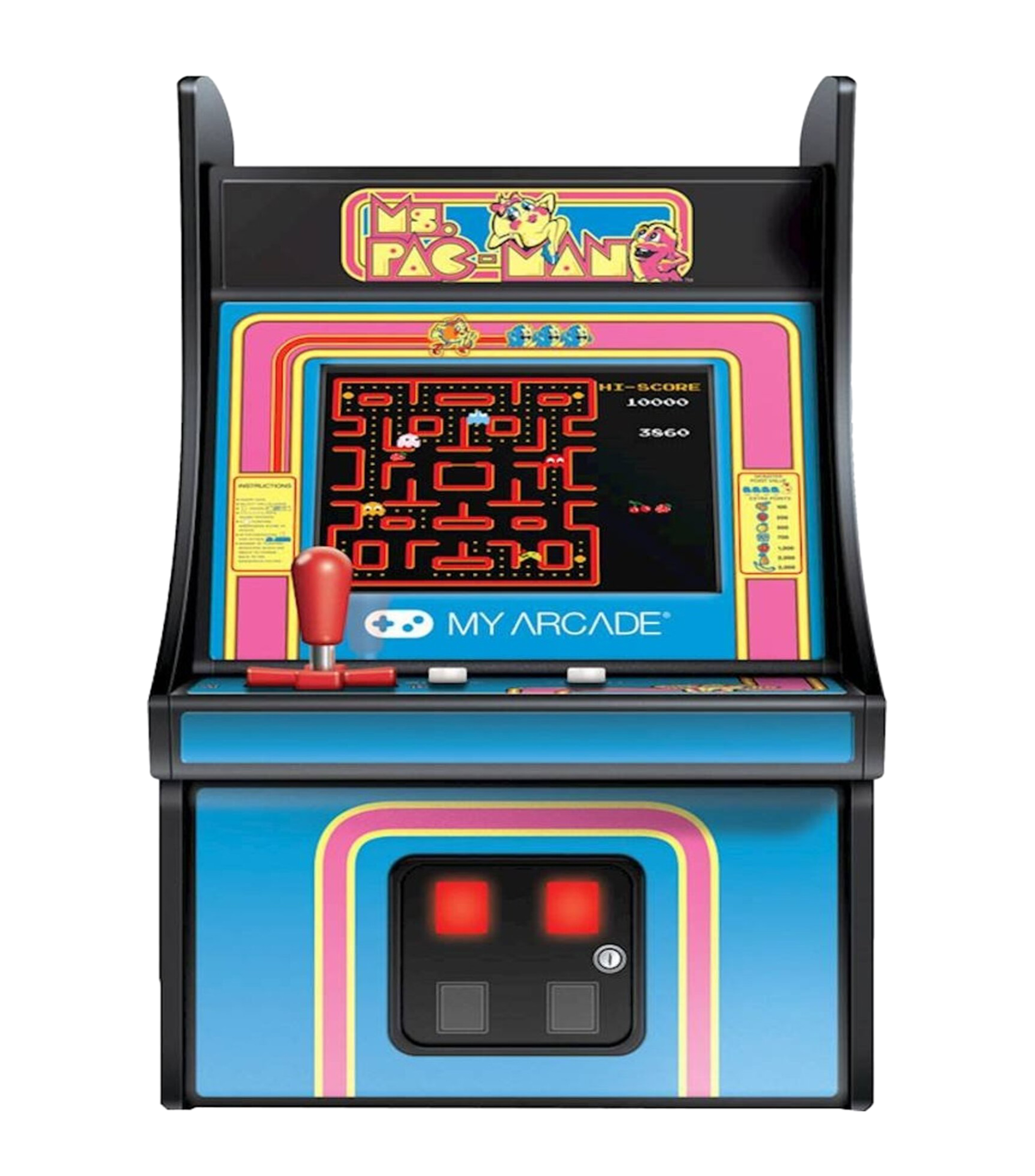 Mini Consola Retro Modelo Ms Pacman Micro Player Dreamgear