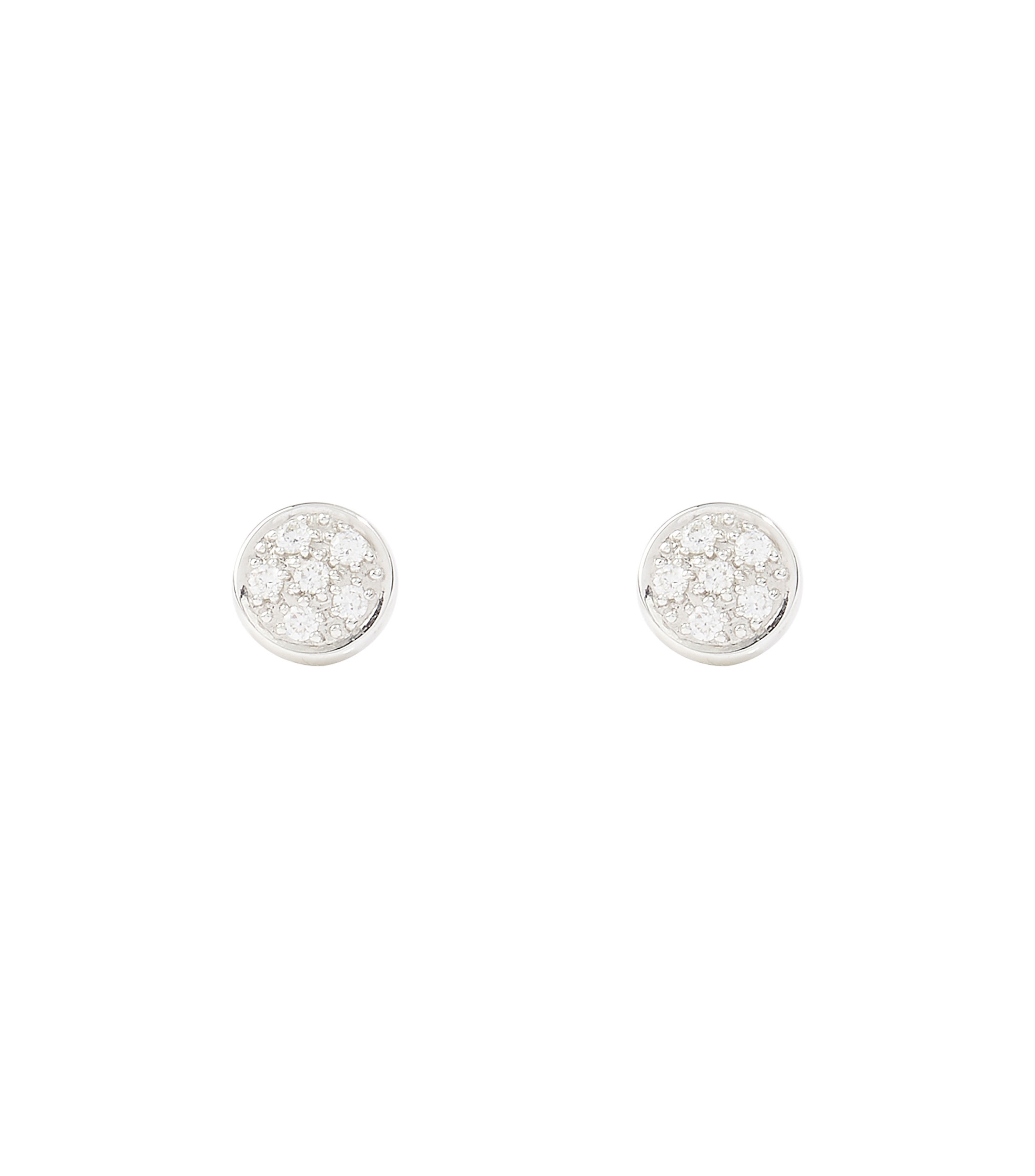 Tous Aretes En Oro Blanco Kilates Con Diamantes Sweet Dolls Mujer