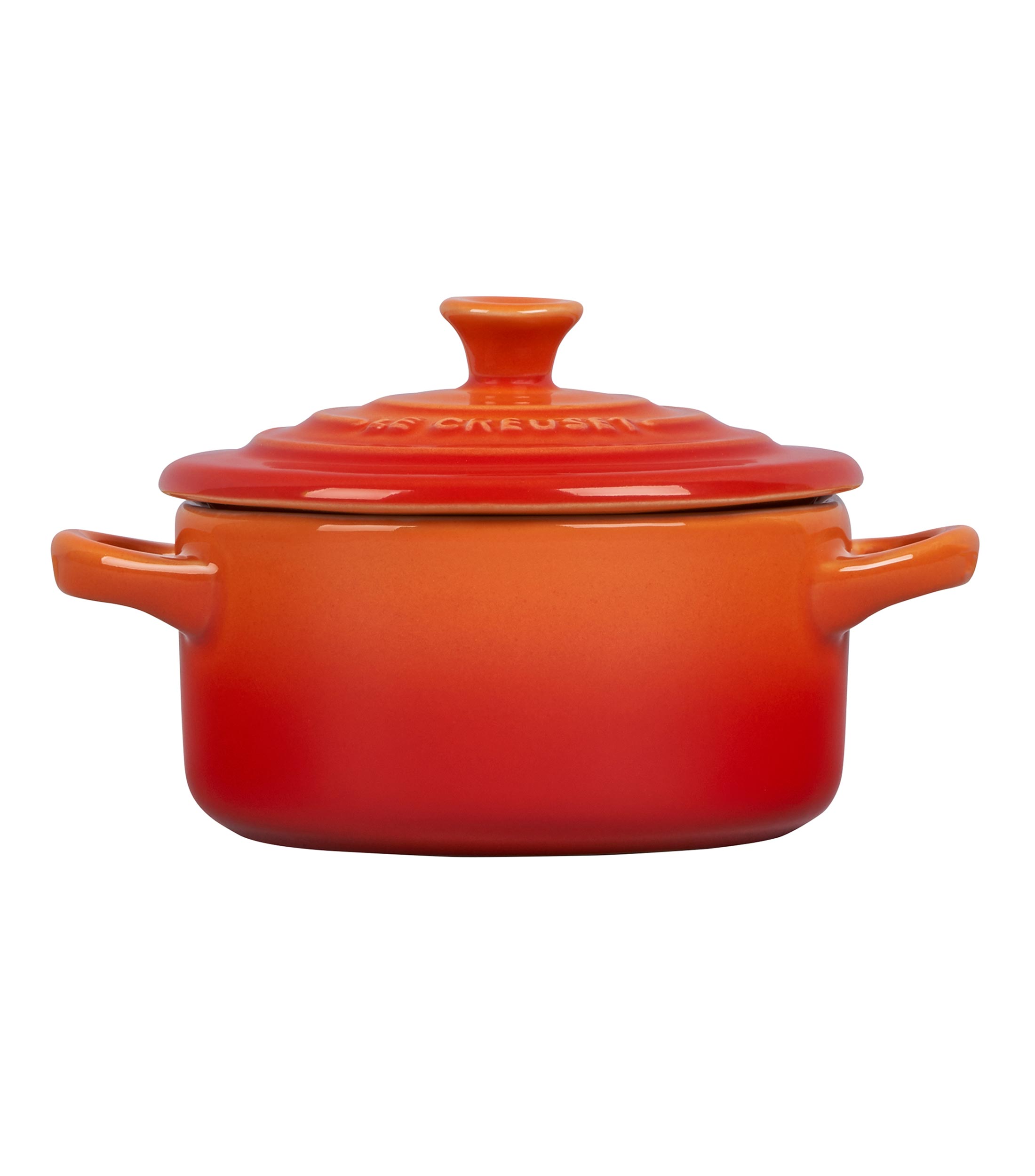 Le Creuset Olla en cerámica Mini Cocotte naranja flame El Palacio de