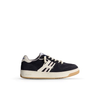 Tenis negro con lineas blancas, Sneakers Hombre