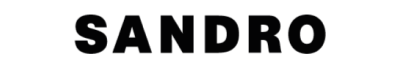 Logo de la marca SANDRO,