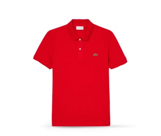 Polo roja de la marca Lacoste, Polos Hombre