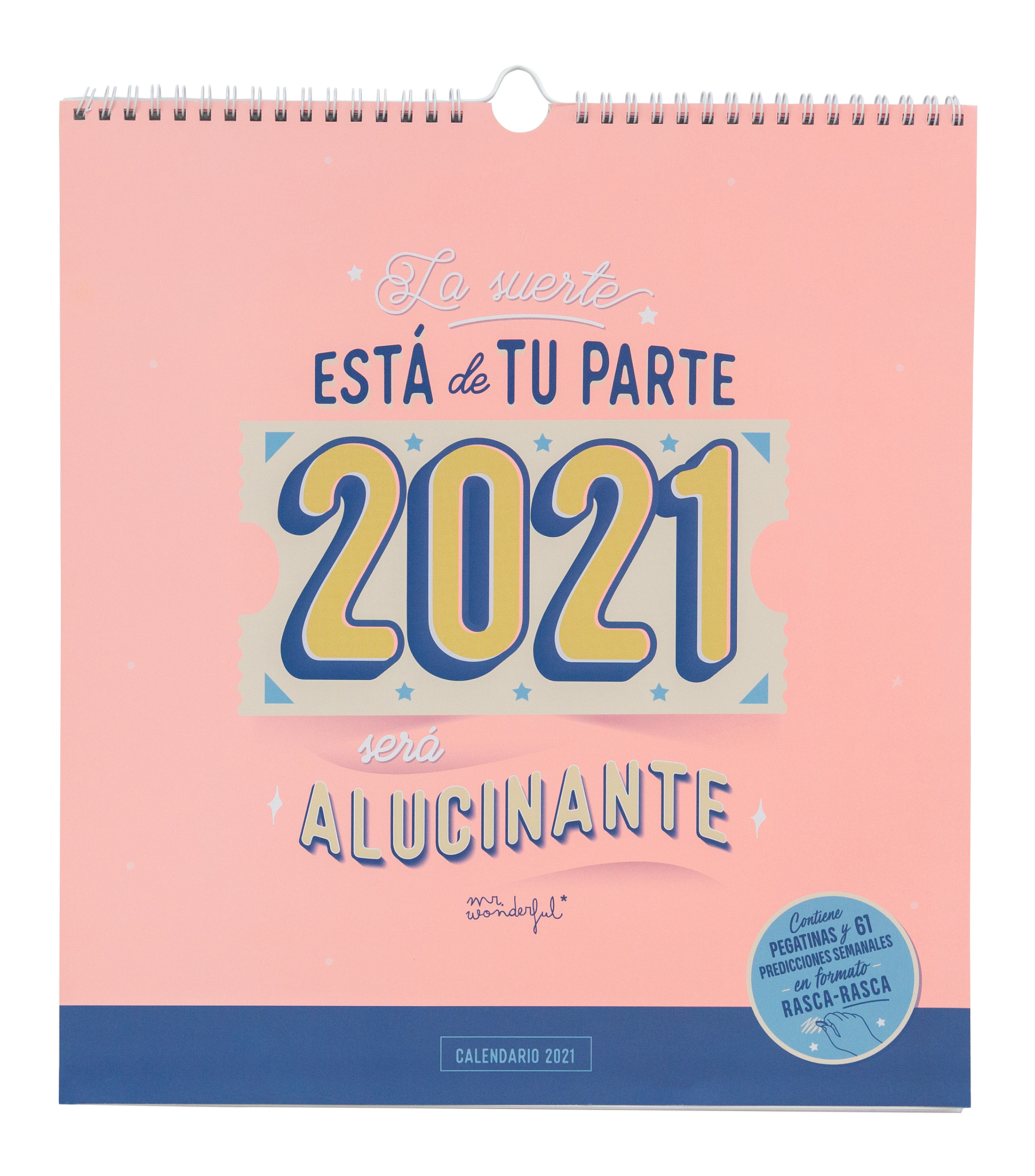 Calendario Pared 2022 Rasca de Mr Wonderful