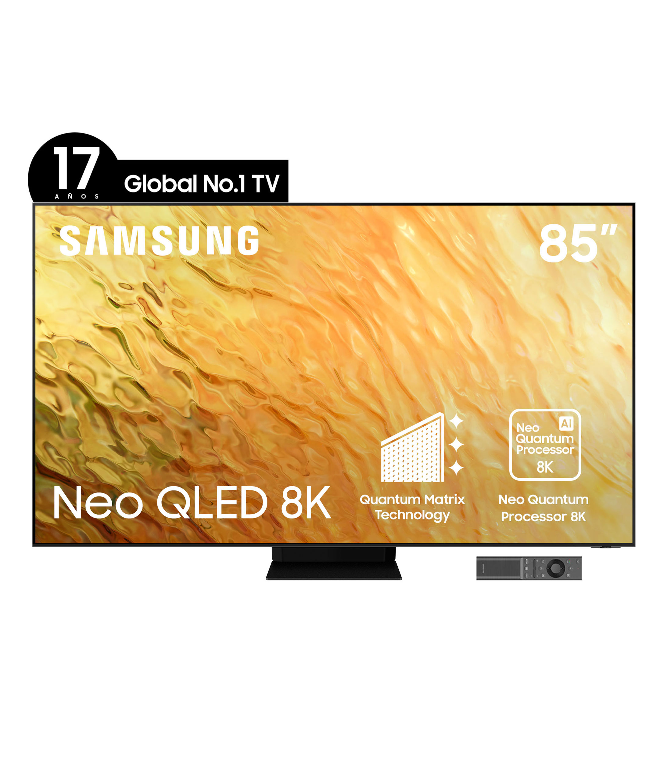 Pantalla Smart TV Samsung Neo QLED de 85 pulgadas 8 K