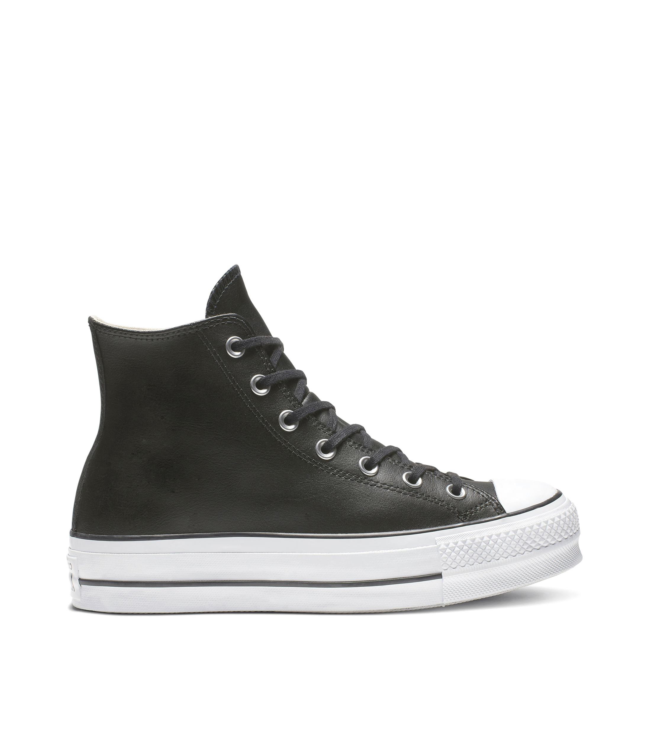 All star chuck taylor platform sale couro