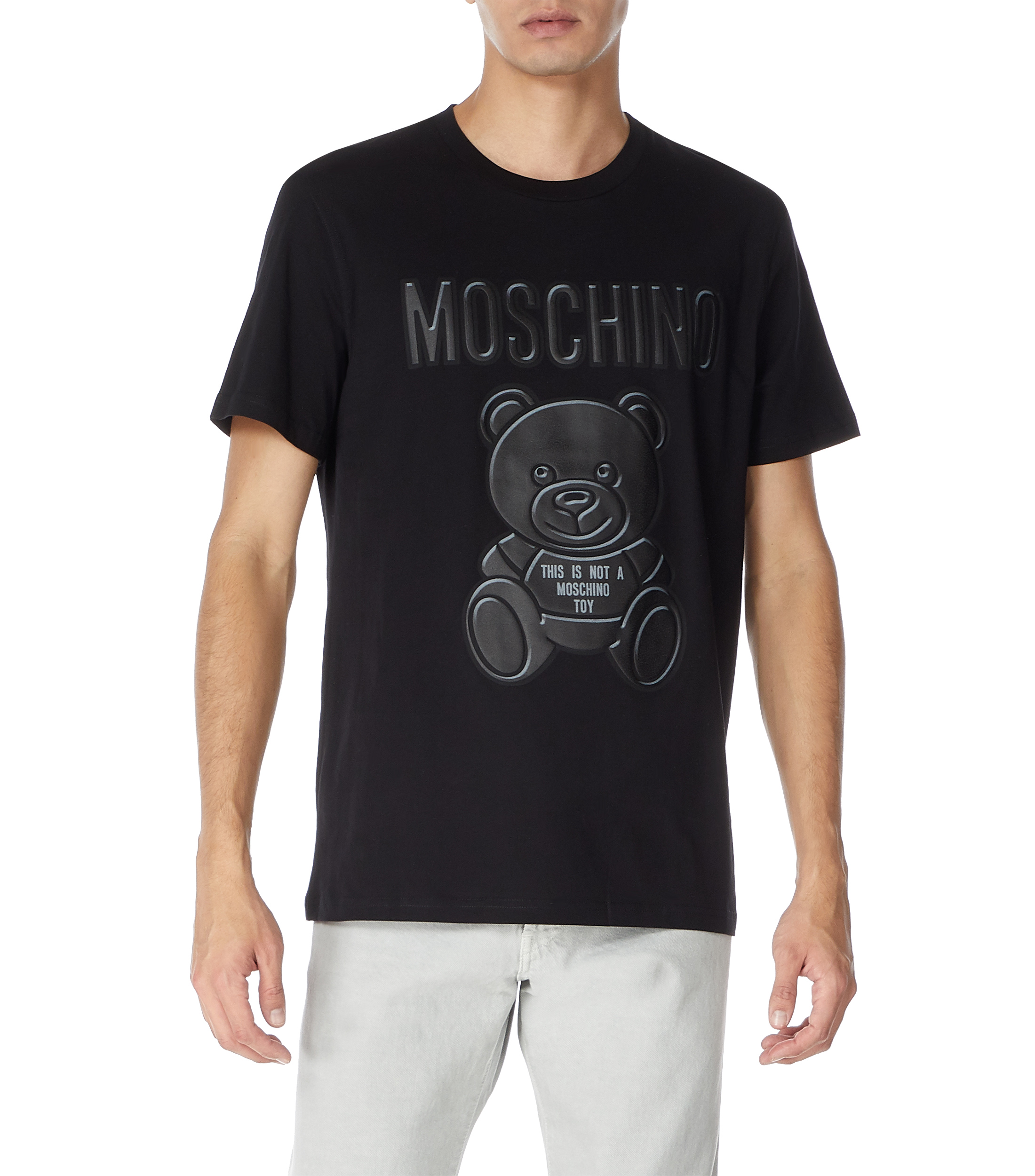 Camisetas Básicas de Moschino para Hombre en Amarillo
