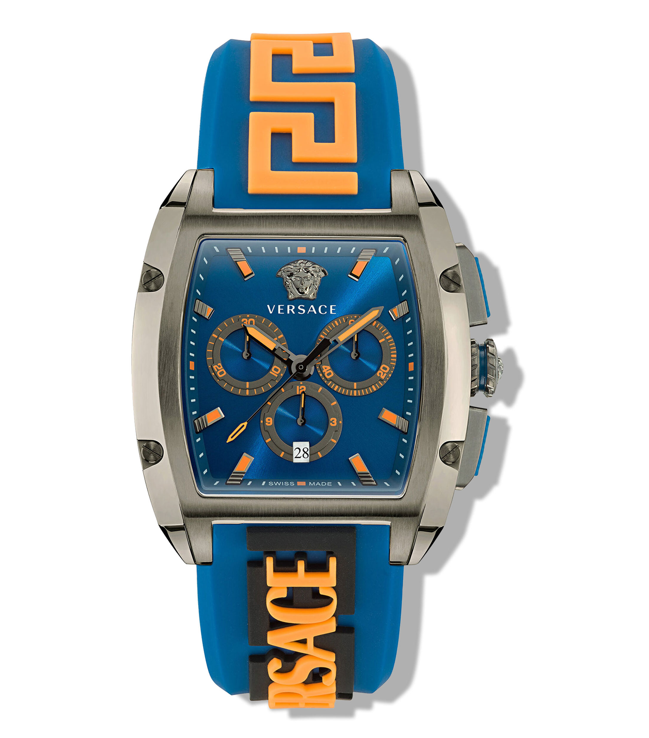 Versace Reloj para hombre Versace Dominus De vestir Azul naranja