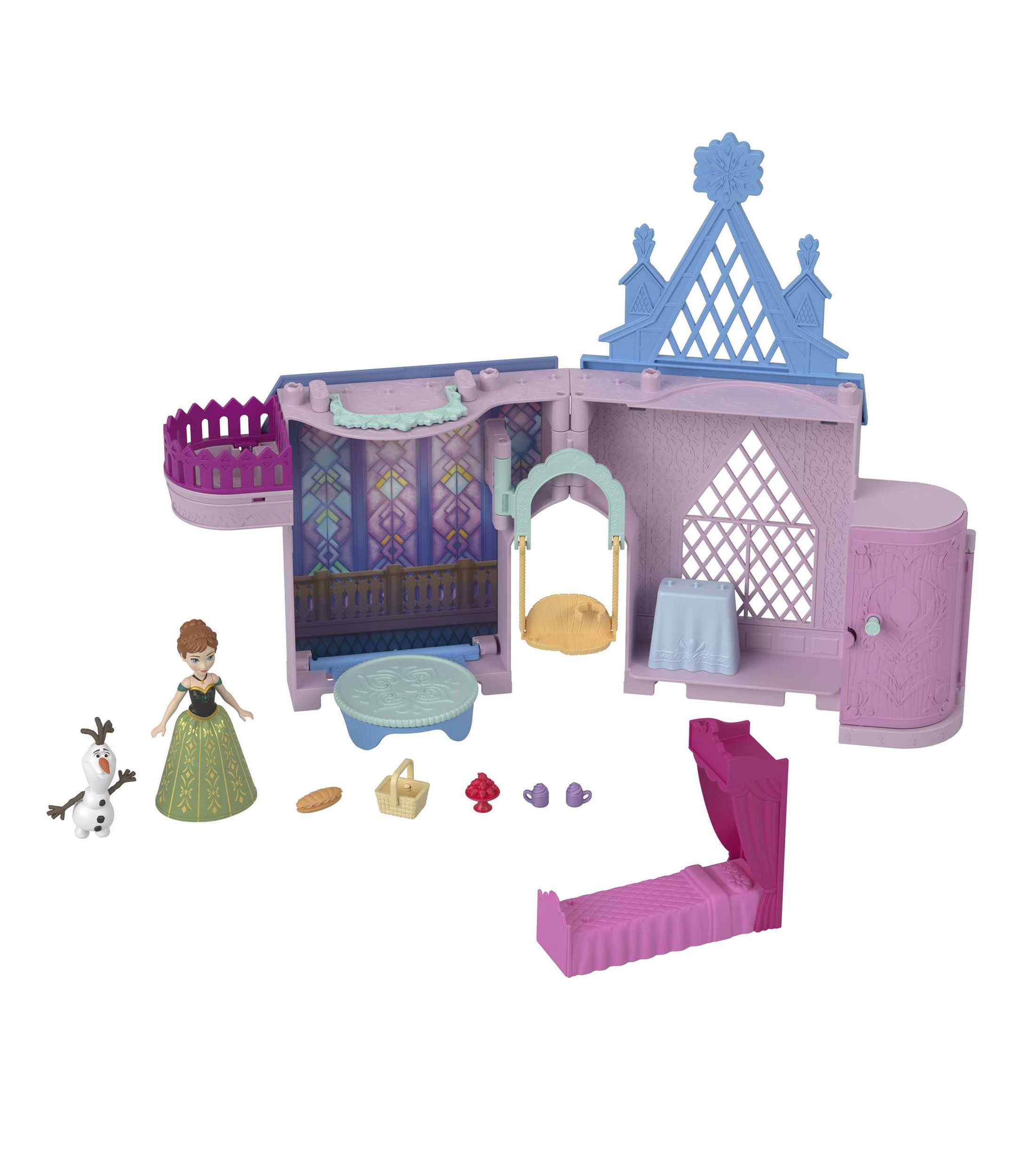 Disney Princess Set De Juego Frozen Castillo Arendelle Anna Apilable El Palacio De Hierro