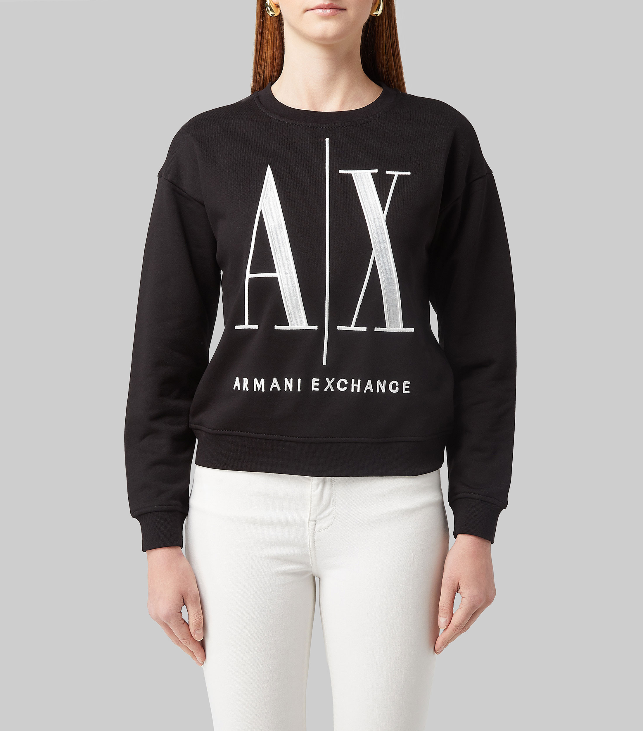 Armani Exchange: Sudadera Icon Period Mujer | El Palacio de Hierro