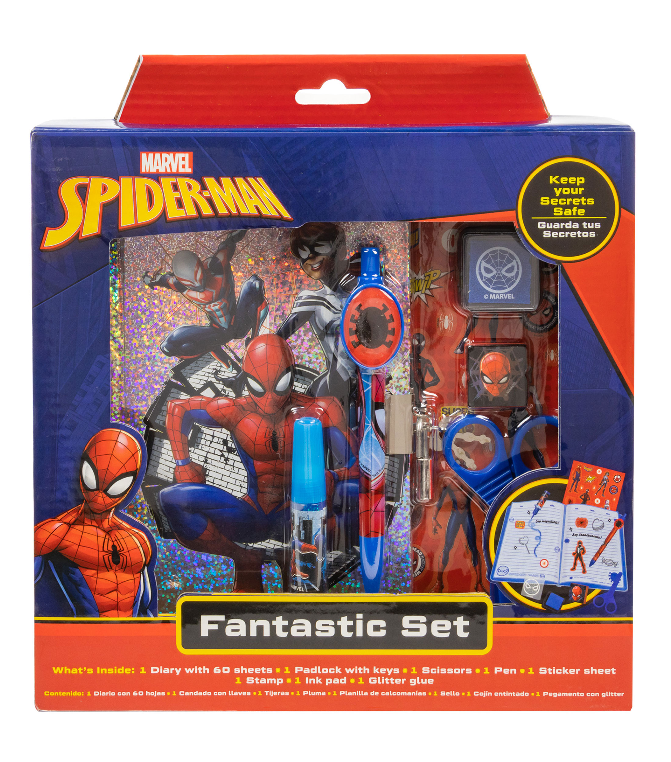 Marvel Set Diario Fantástico Spider-man Niño - El Palacio de Hierro