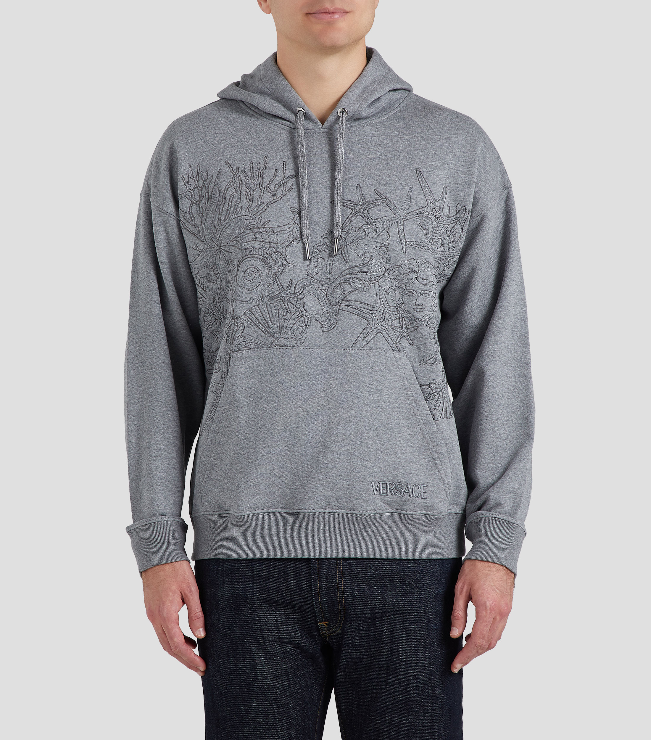 Sudadera canguro con capucha Hombre Versace