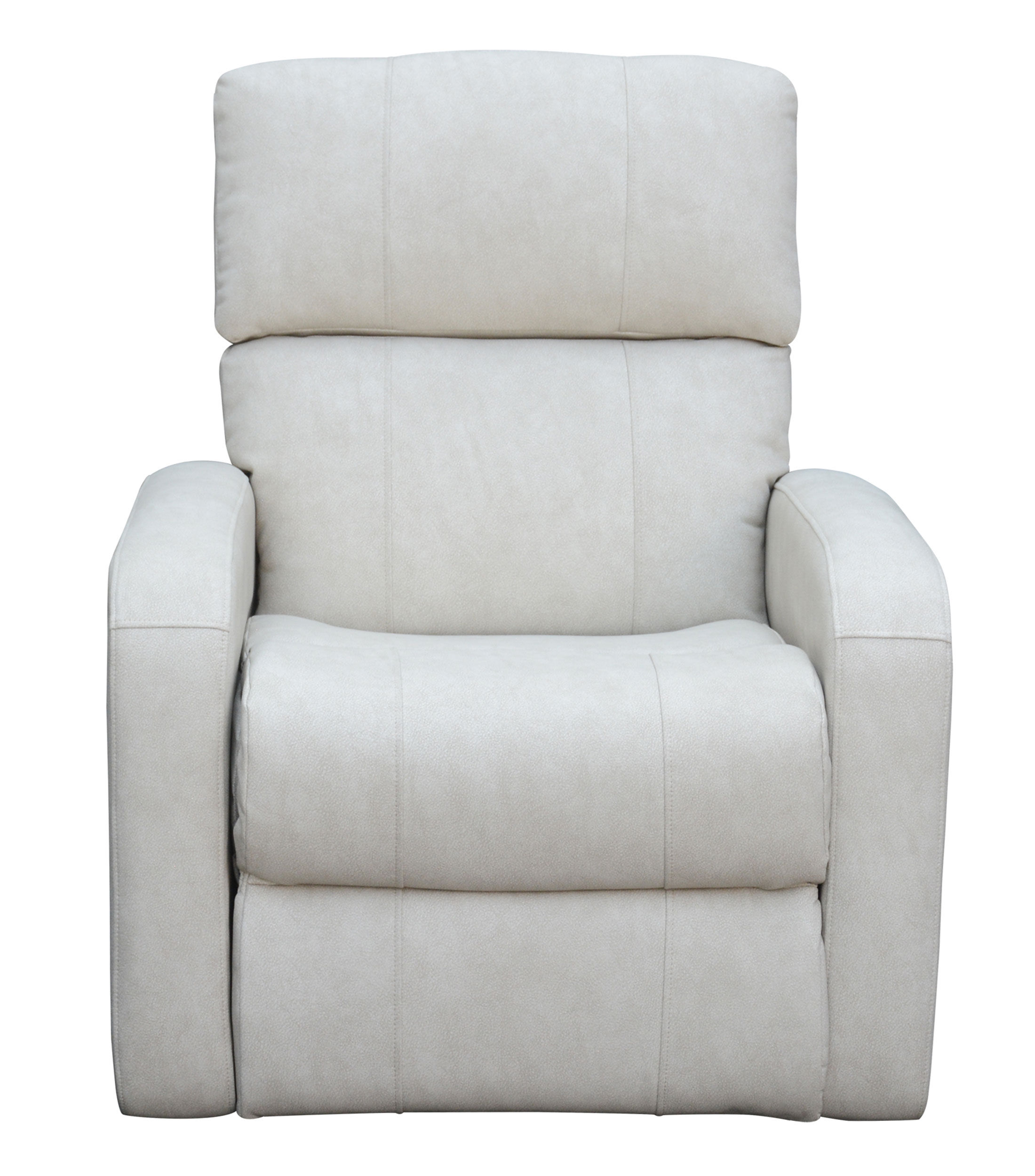 Maison Exclusive - Sillón orejero reclinable eléctrico tela blanco crema