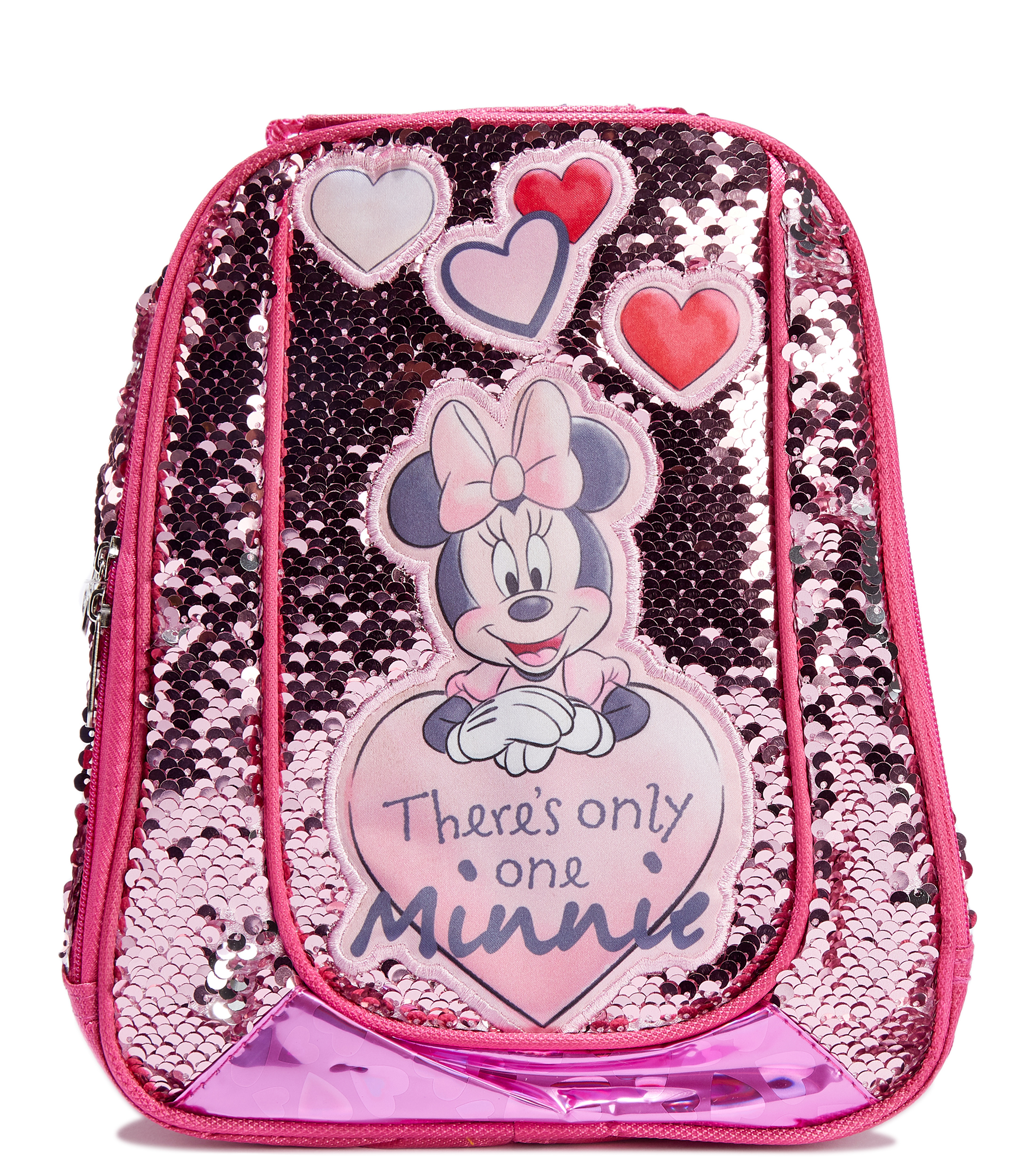 Lonchera Para Niña De Kinder Marca Ruz Mod Minnie Multicolor Color Lila