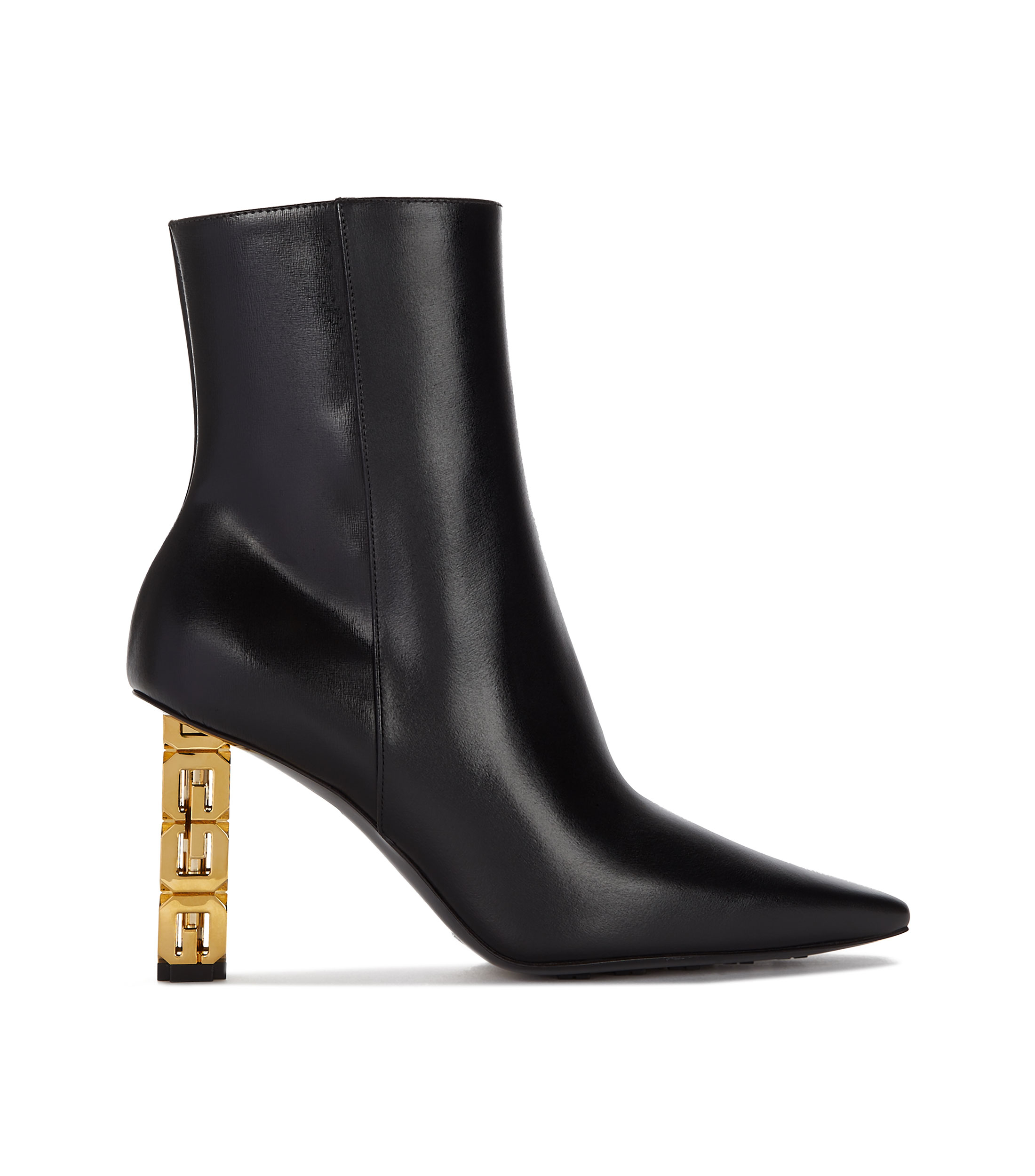 Givenchy Botas medias G Cube en piel con tac n alto cuadrado Mujer El Palacio de Hierro