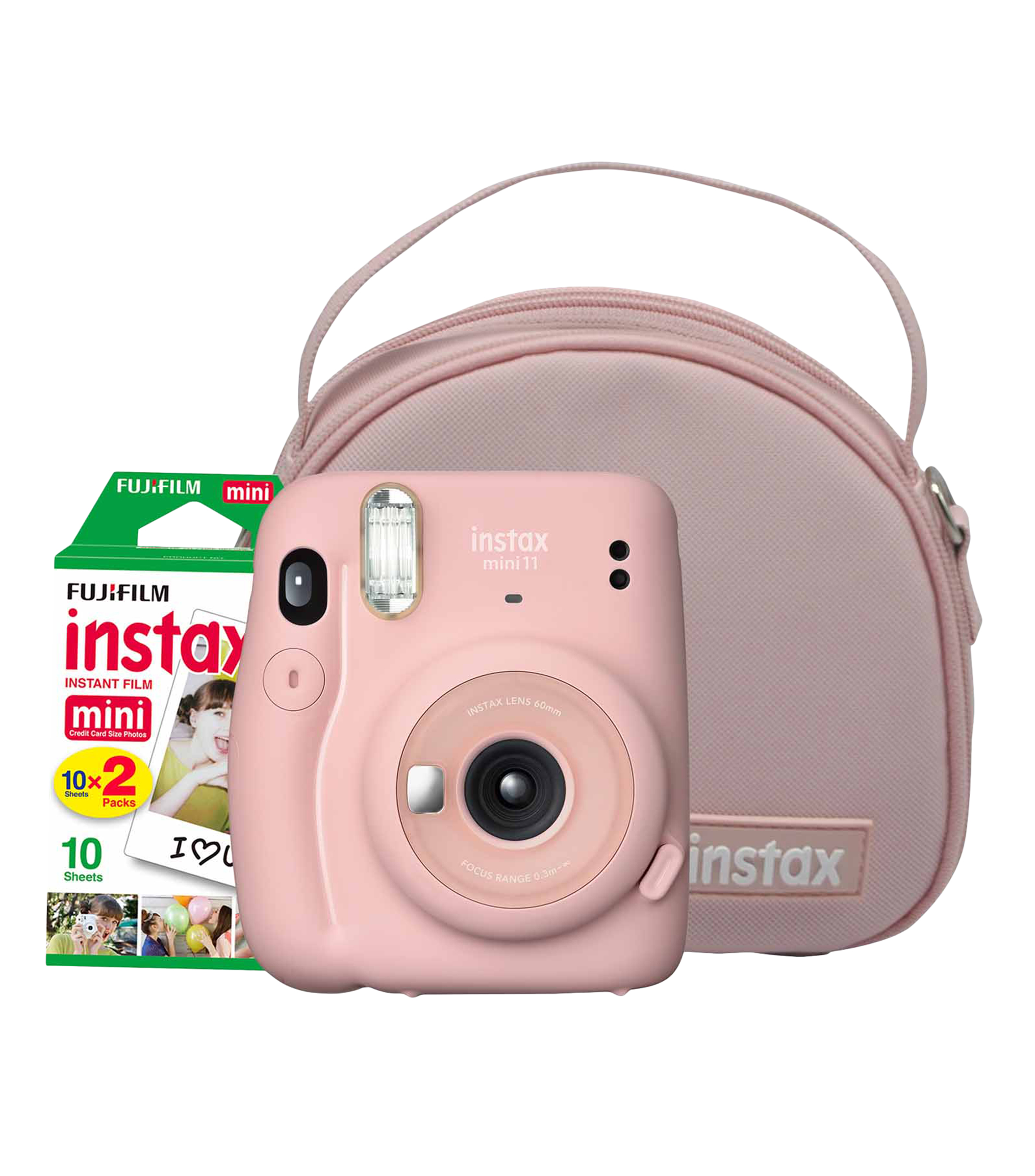 Fujifilm Cámara Instantánea Instax Mini 11 rosa - El Palacio de Hierro