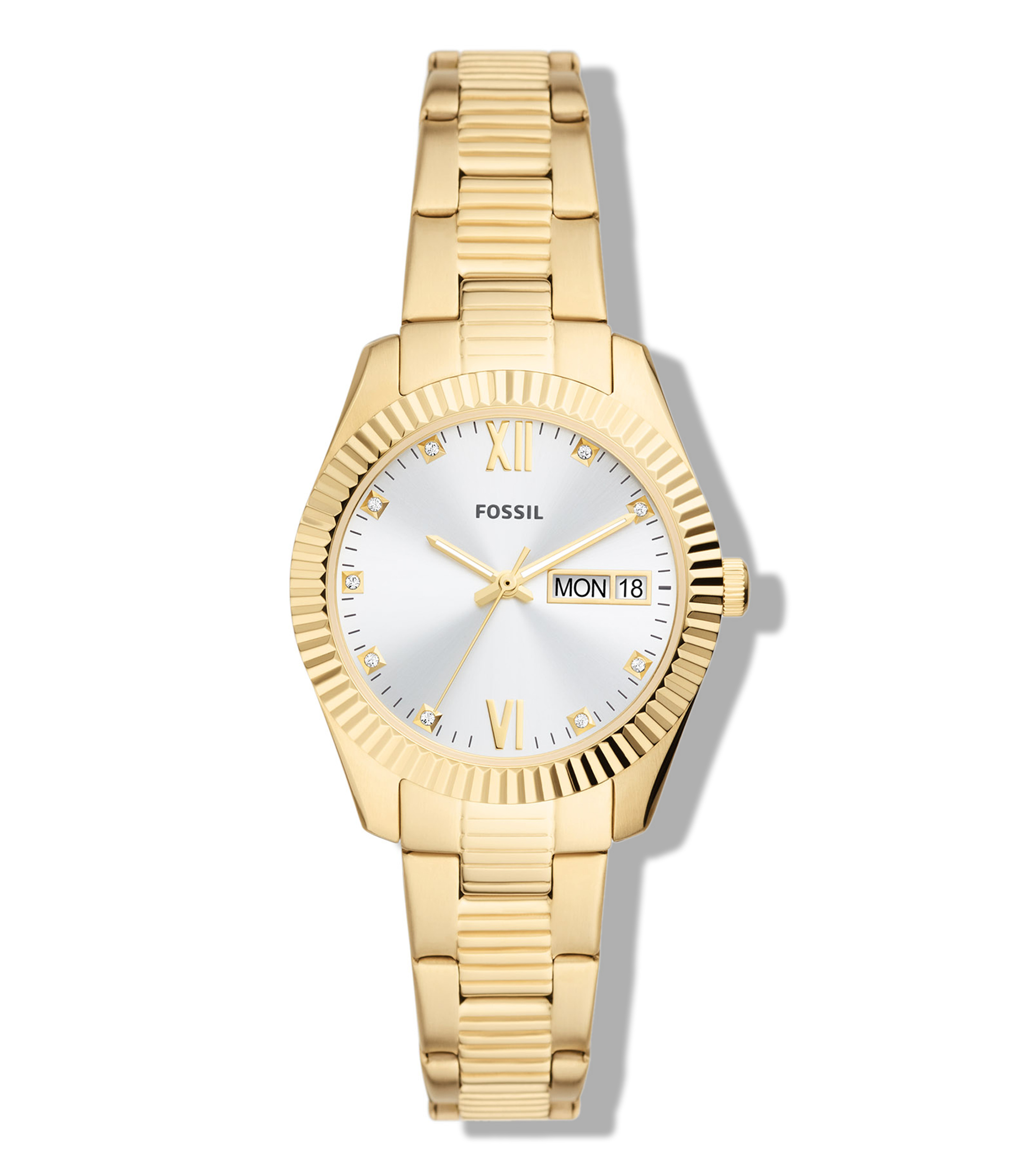 Reloj Mujer Fossil Scarlette Acero Color de la correa Plateado