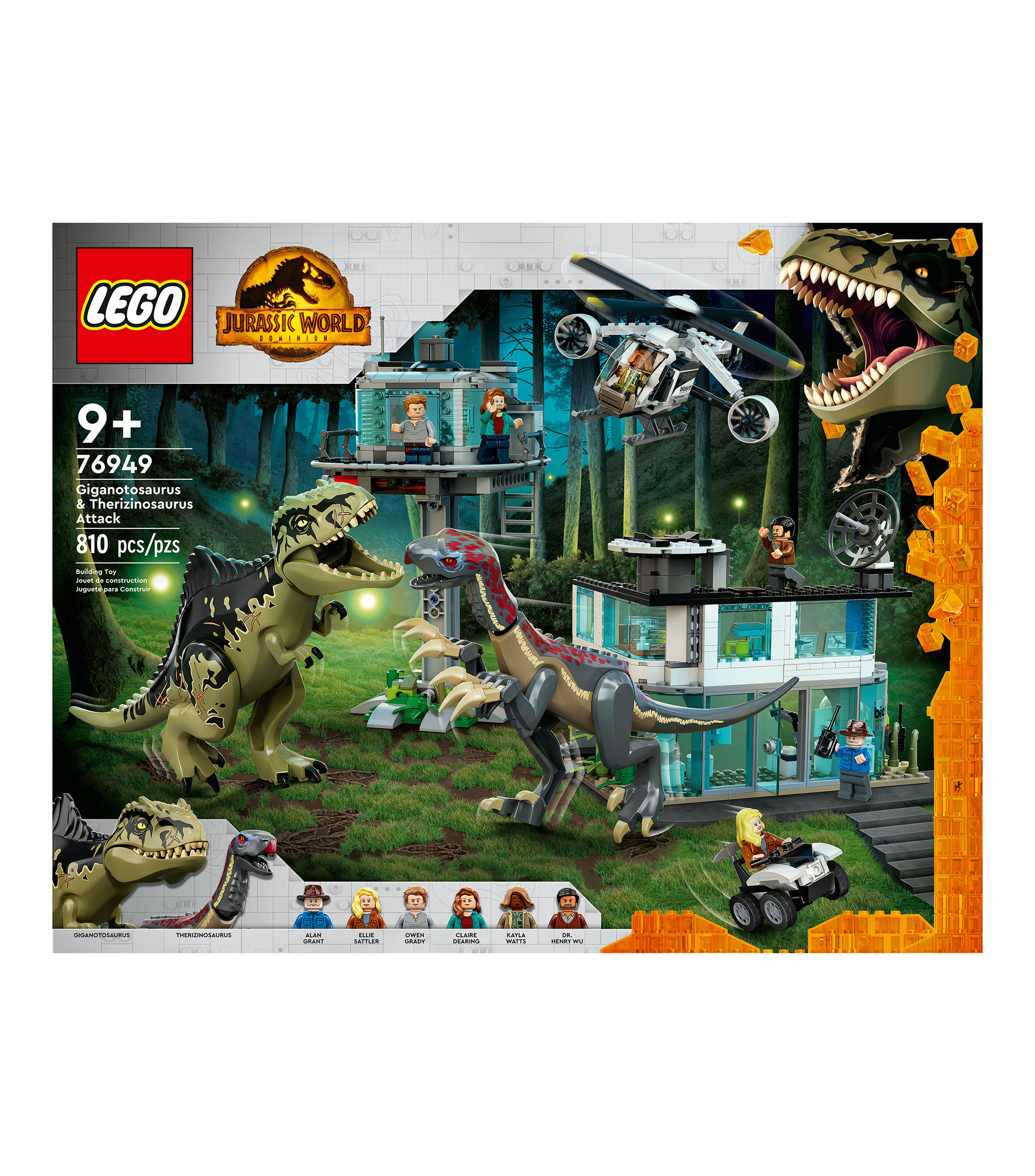 Lego Lego Jurassic World: Dominion, Giganotosaurus & Therizinosaurus ...