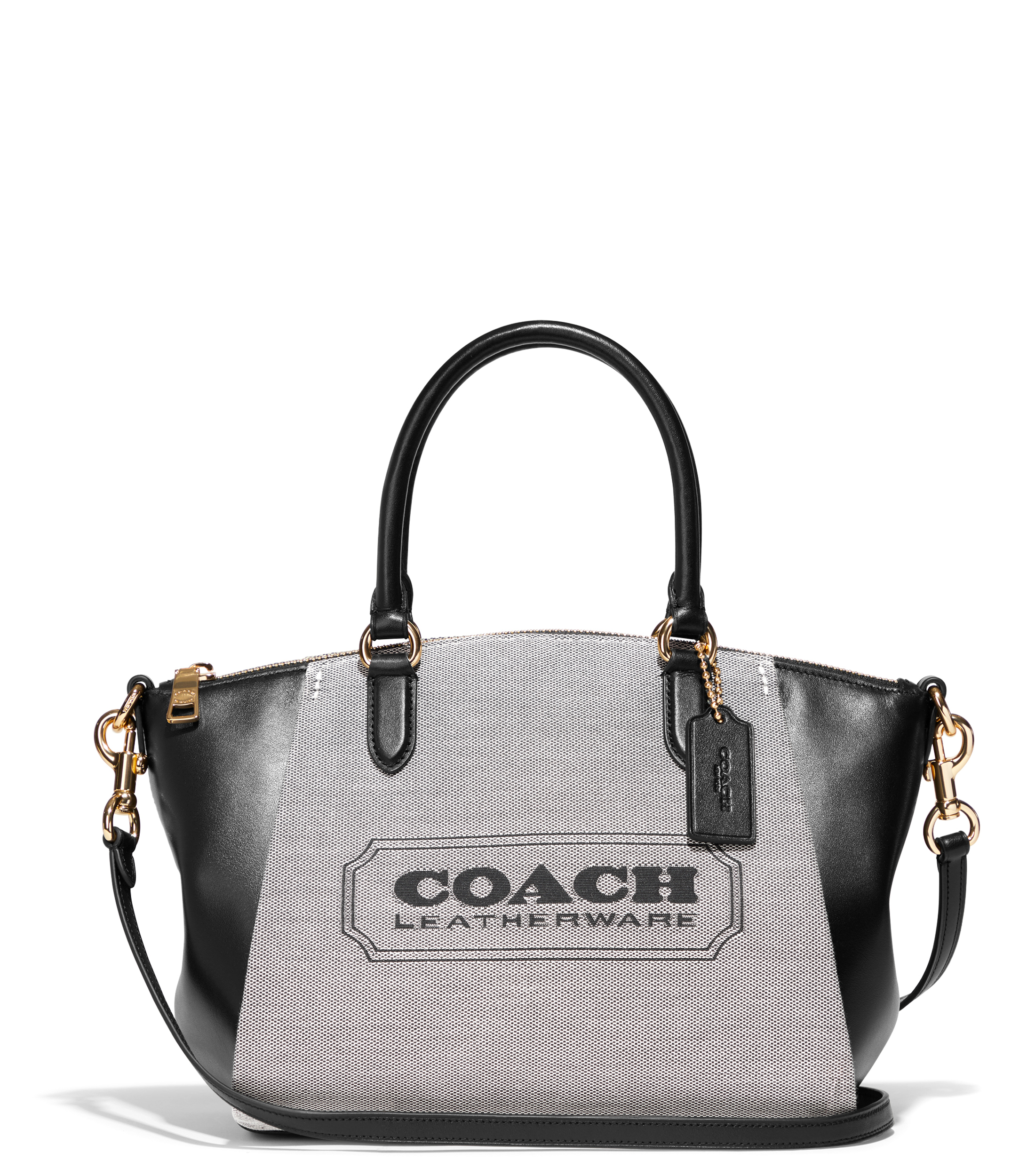 COACH Bolso satchel con logotipo El Palacio de Hierro