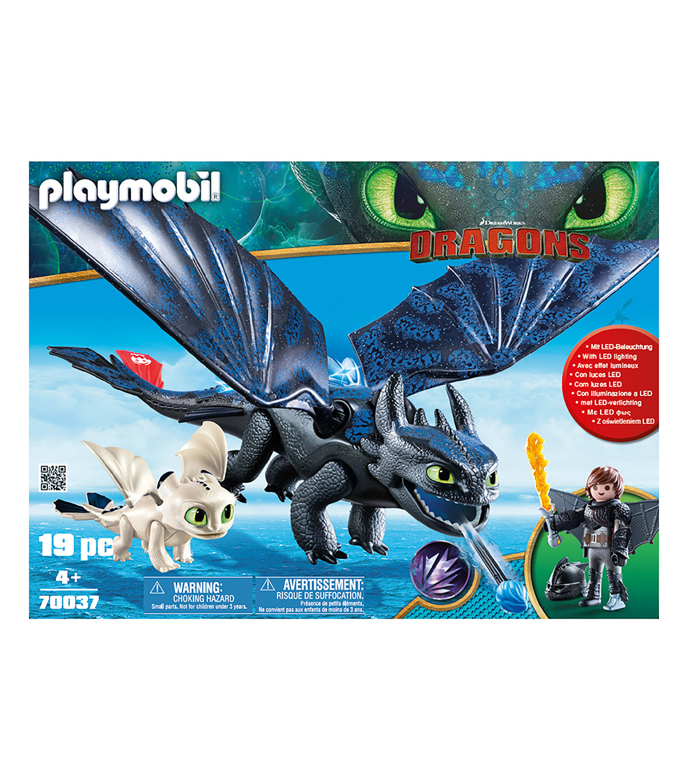 Playmobil Hipo y Chimuelo con Bebé Dragón - El Palacio de Hierro