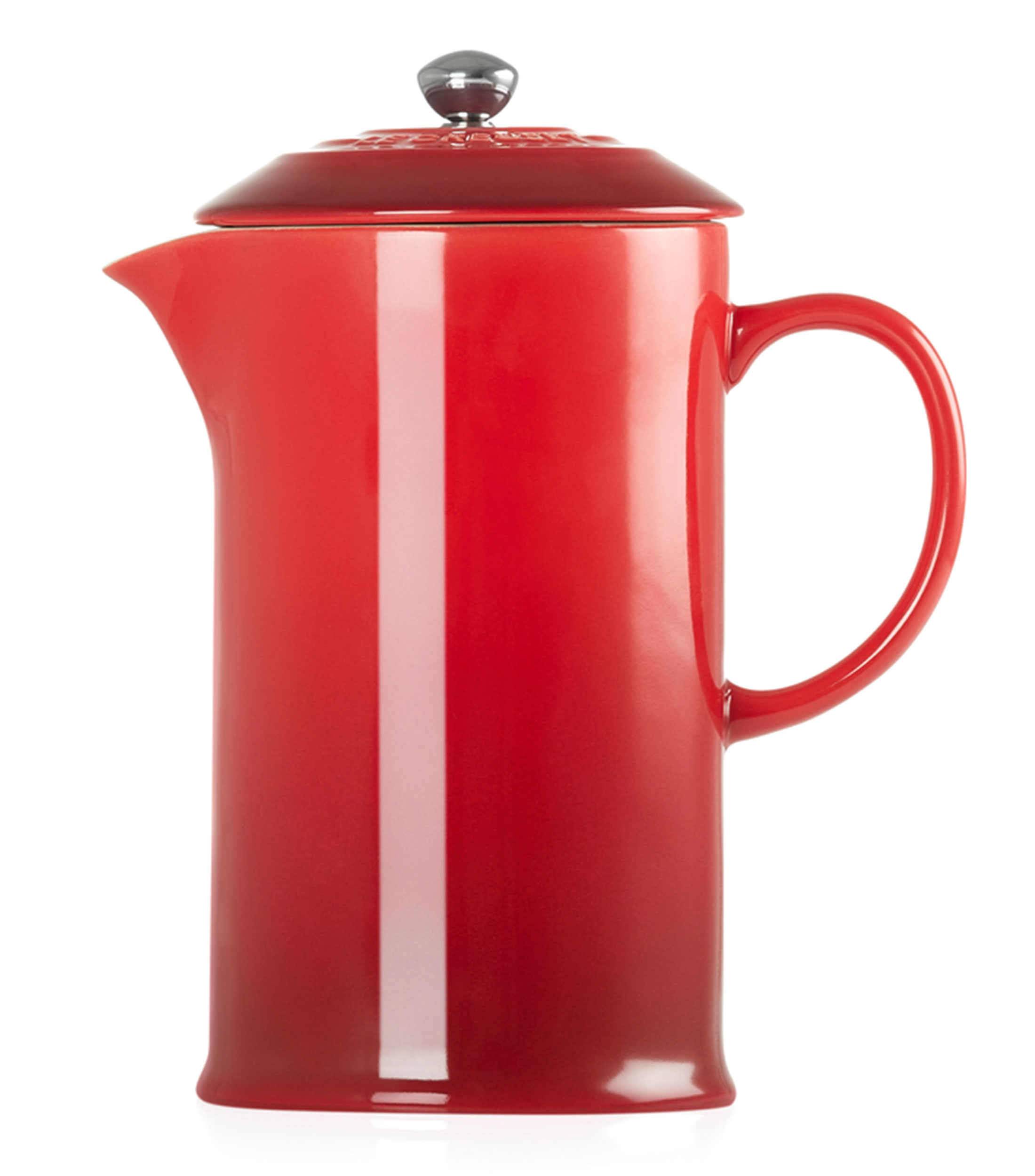 Le Creuset Cafetera Prensa Francesa Rojo Cerise El Palacio De Hierro 5035