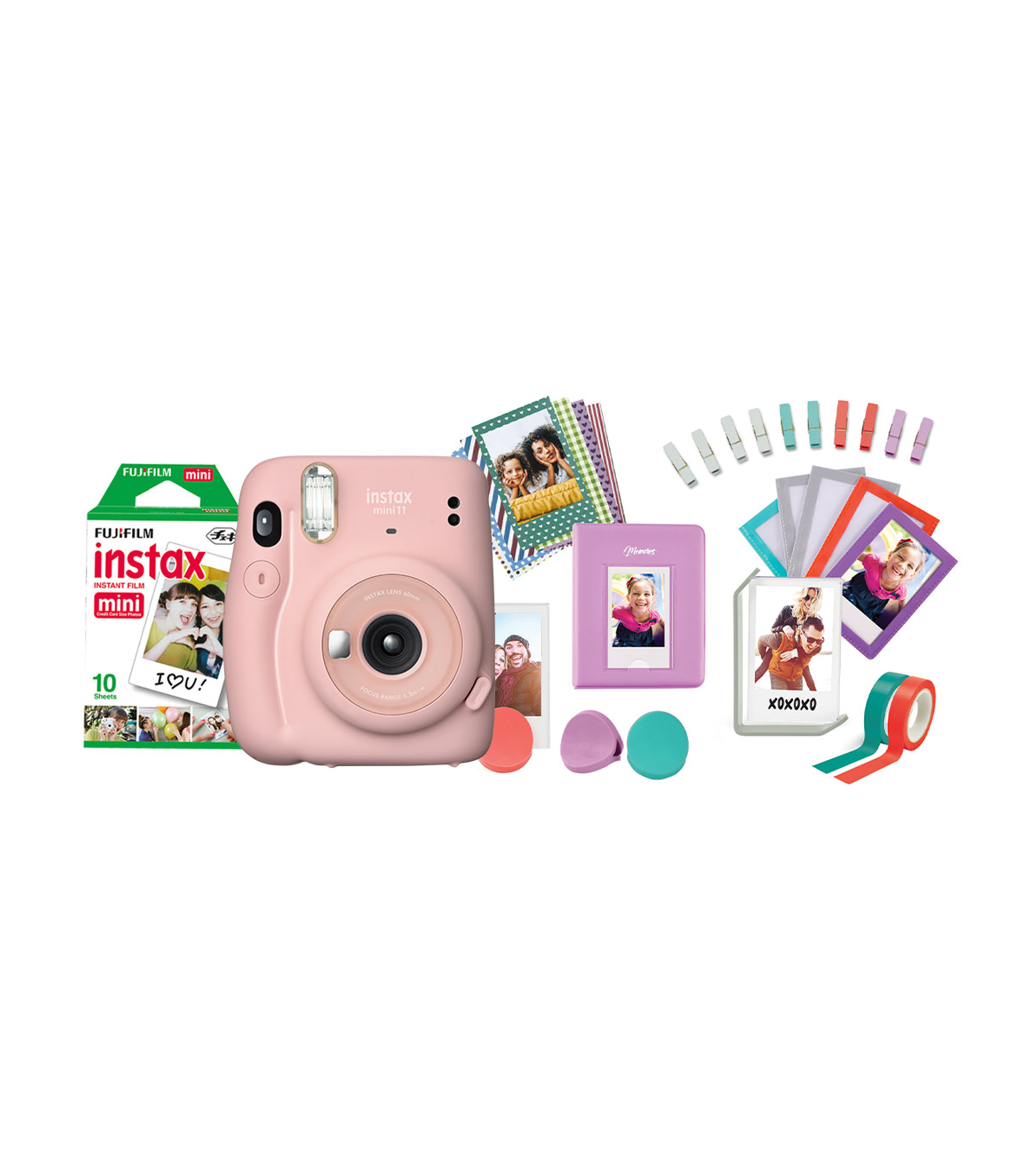 Fujifilm Cámara Instantánea Instax Mini 11 rosa - El Palacio de Hierro