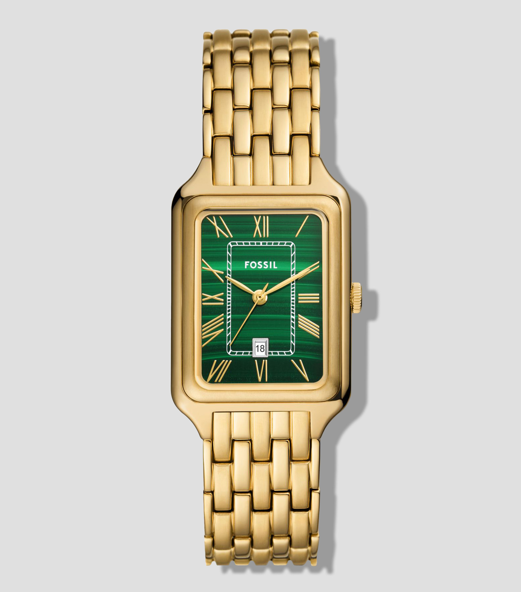 Fossil: Reloj para Mujer Cleo Casual, Dorado, Verde | El Palacio de Hierro