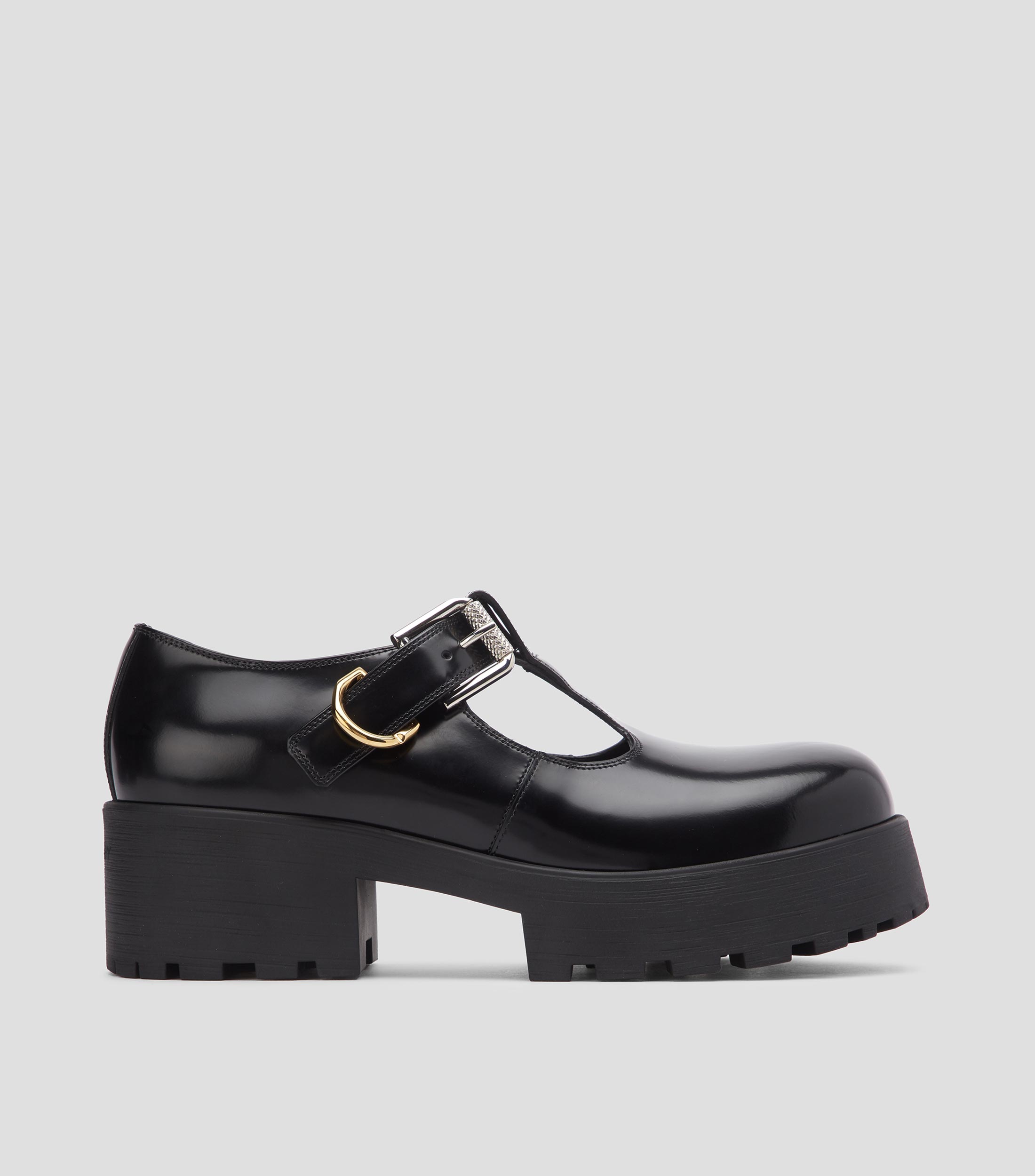 Zapatos Casuales Mary Jane en piel vacuna con plataforma Mujer Givenchy