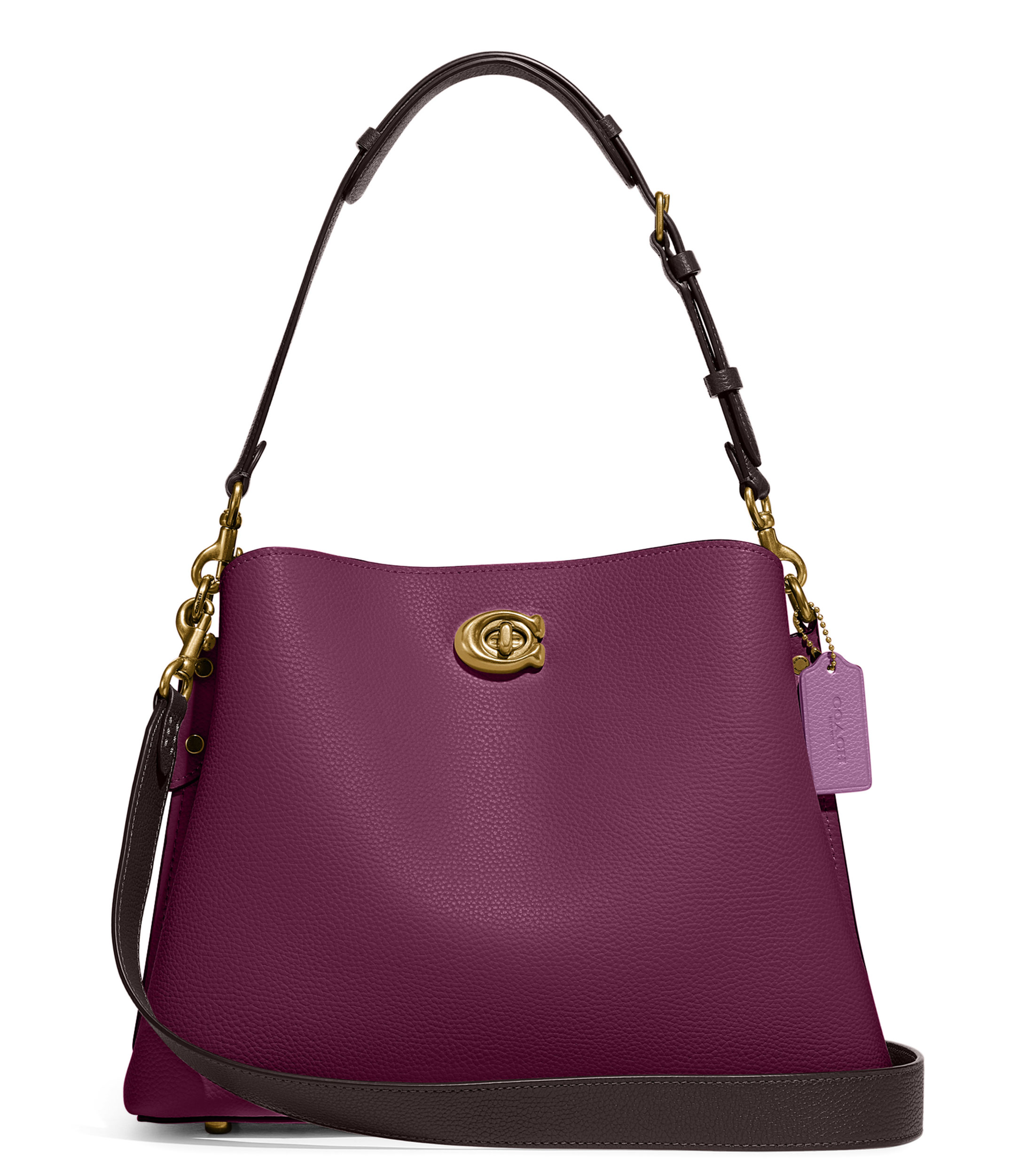 Bolsa coach morada new arrivals