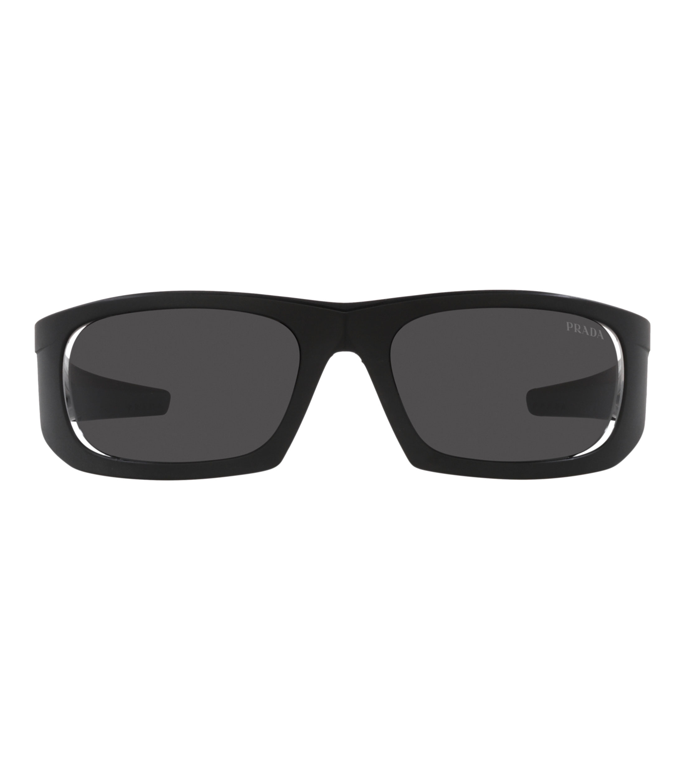 Prada: Lentes de sol rectangulares Rossa Eyewear negros Hombre | El Palacio  de Hierro