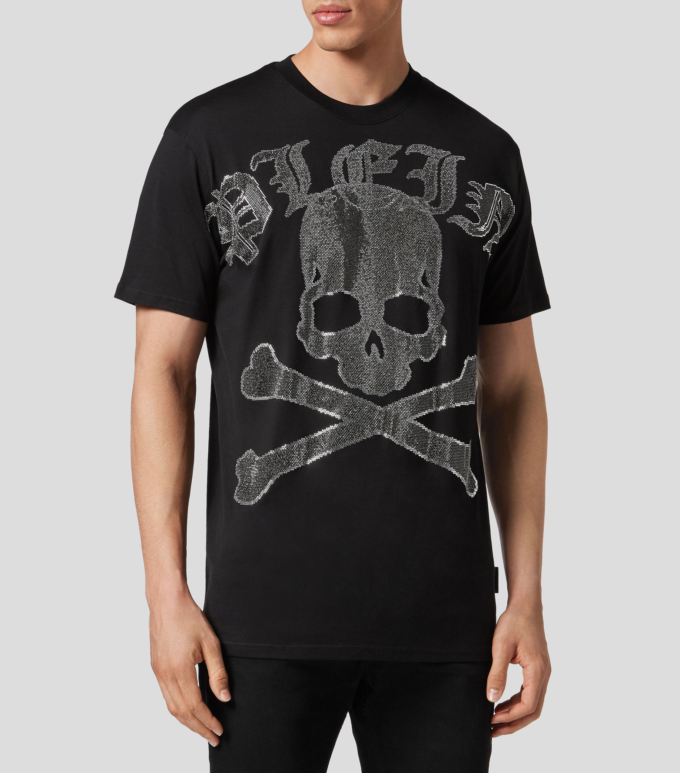 Philipp Plein Playera con calaveras de manga corta Hombre El Palacio de Hierro