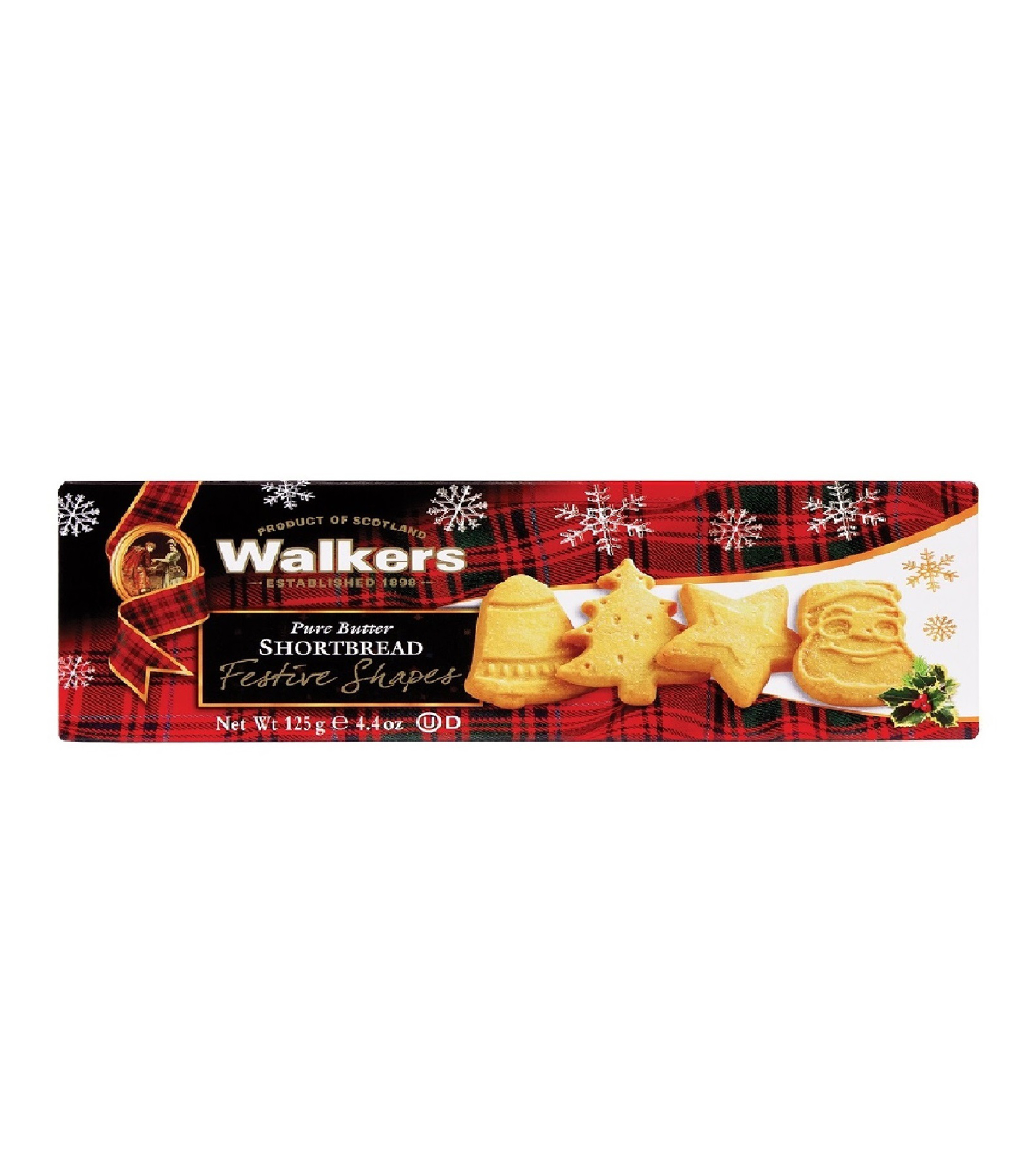 Walkers Galletas Shortbread Festive Shapes, 125 g El Palacio de Hierro