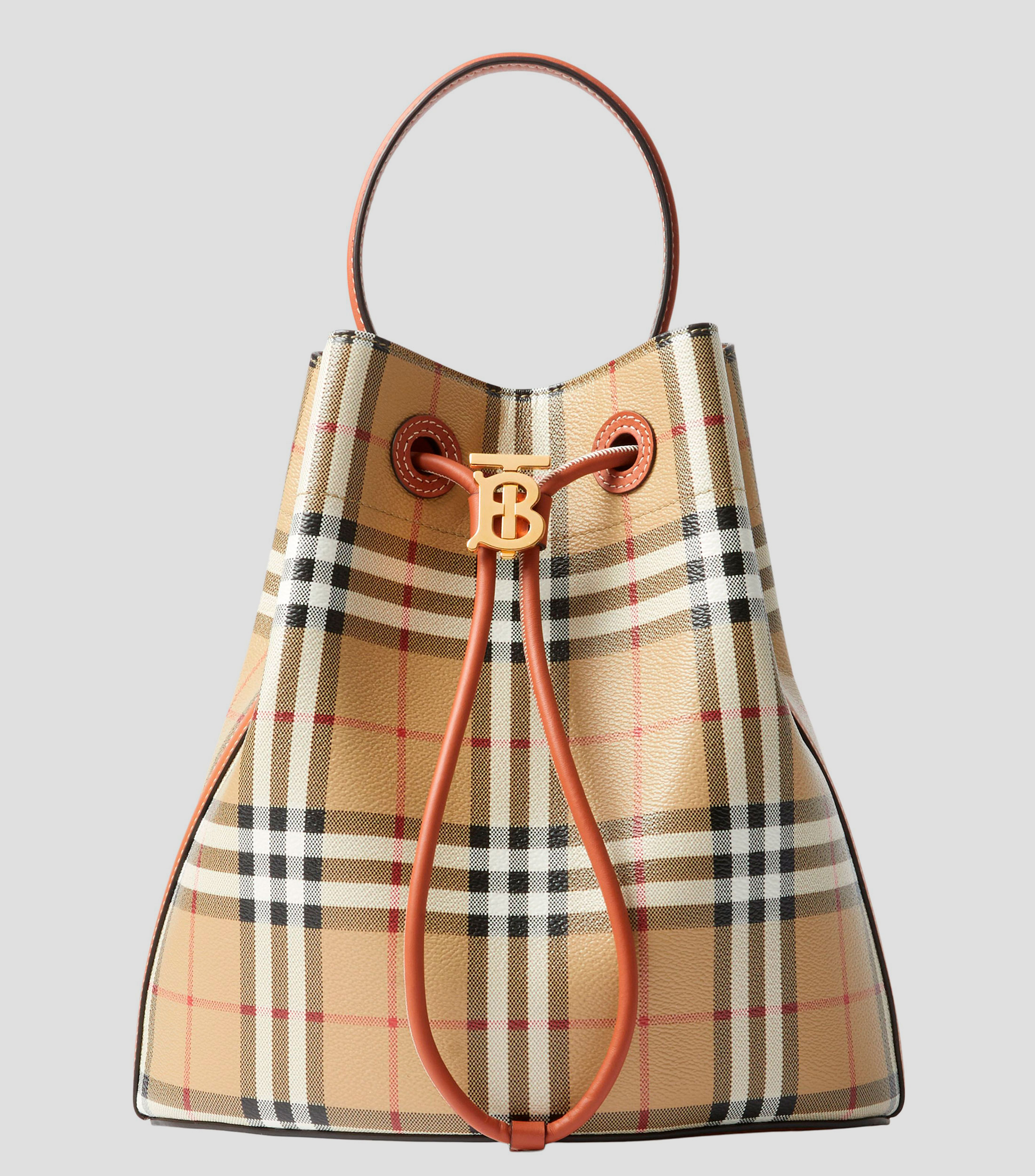 Burberry Bolso bucket Bombonera con cuadros Mujer El Palacio de Hierro