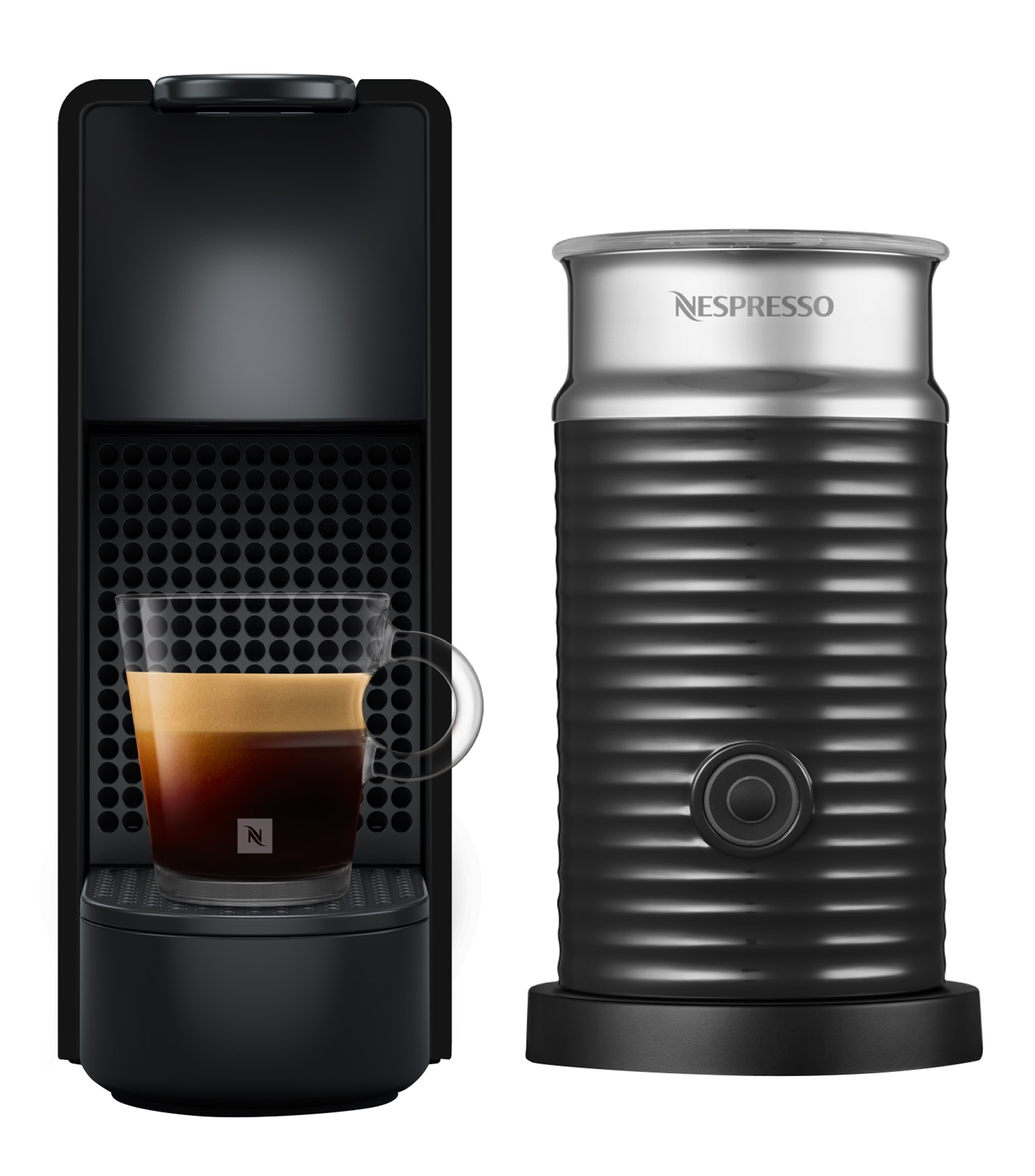 Nespresso Combo Cafetera Vertuo Next y Aeroccino3 Negra - El Palacio de  Hierro