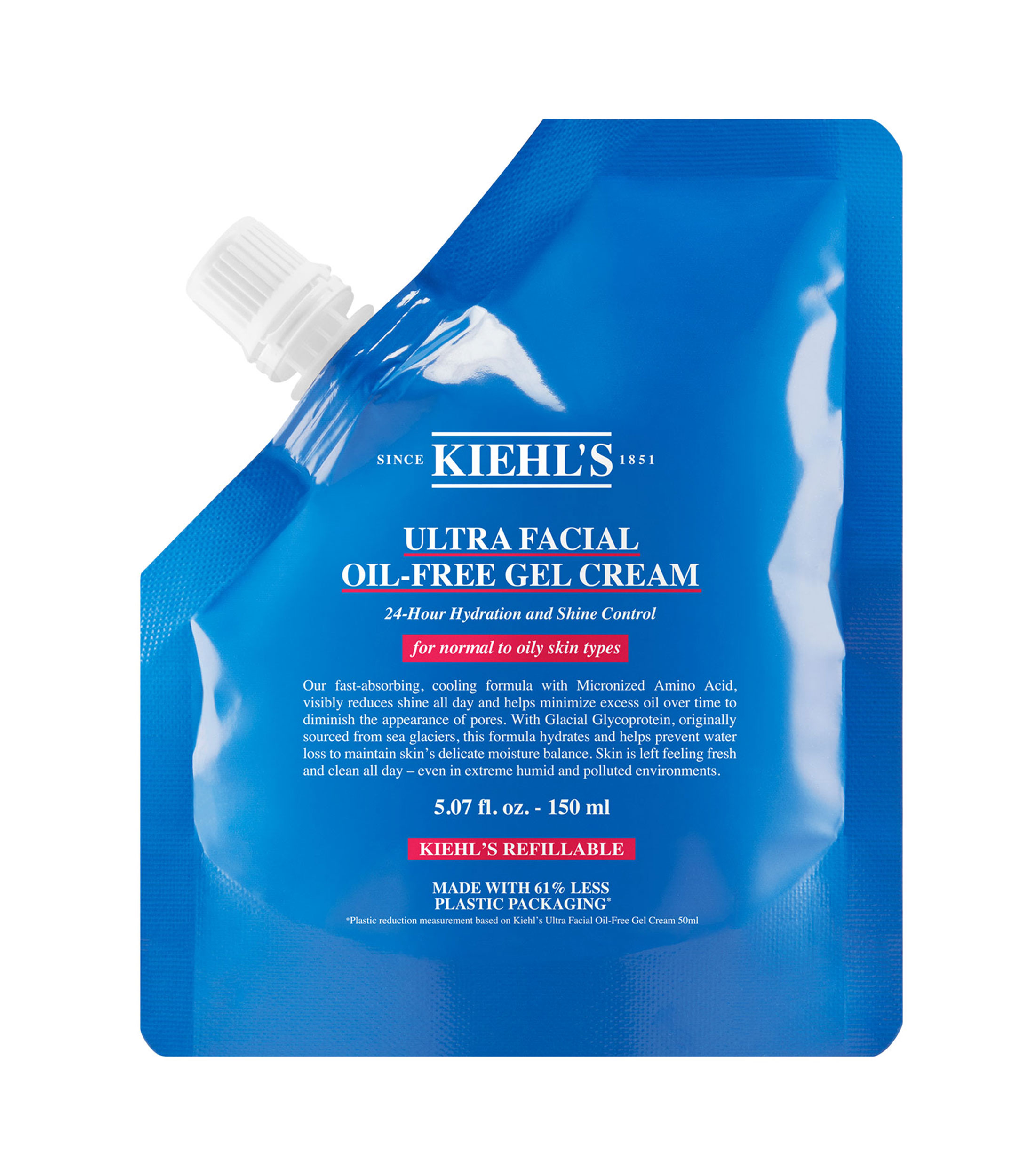 Kiehls Gel Hidratante Ultra Facial Oil Free Gel Cream Refill 150 Ml