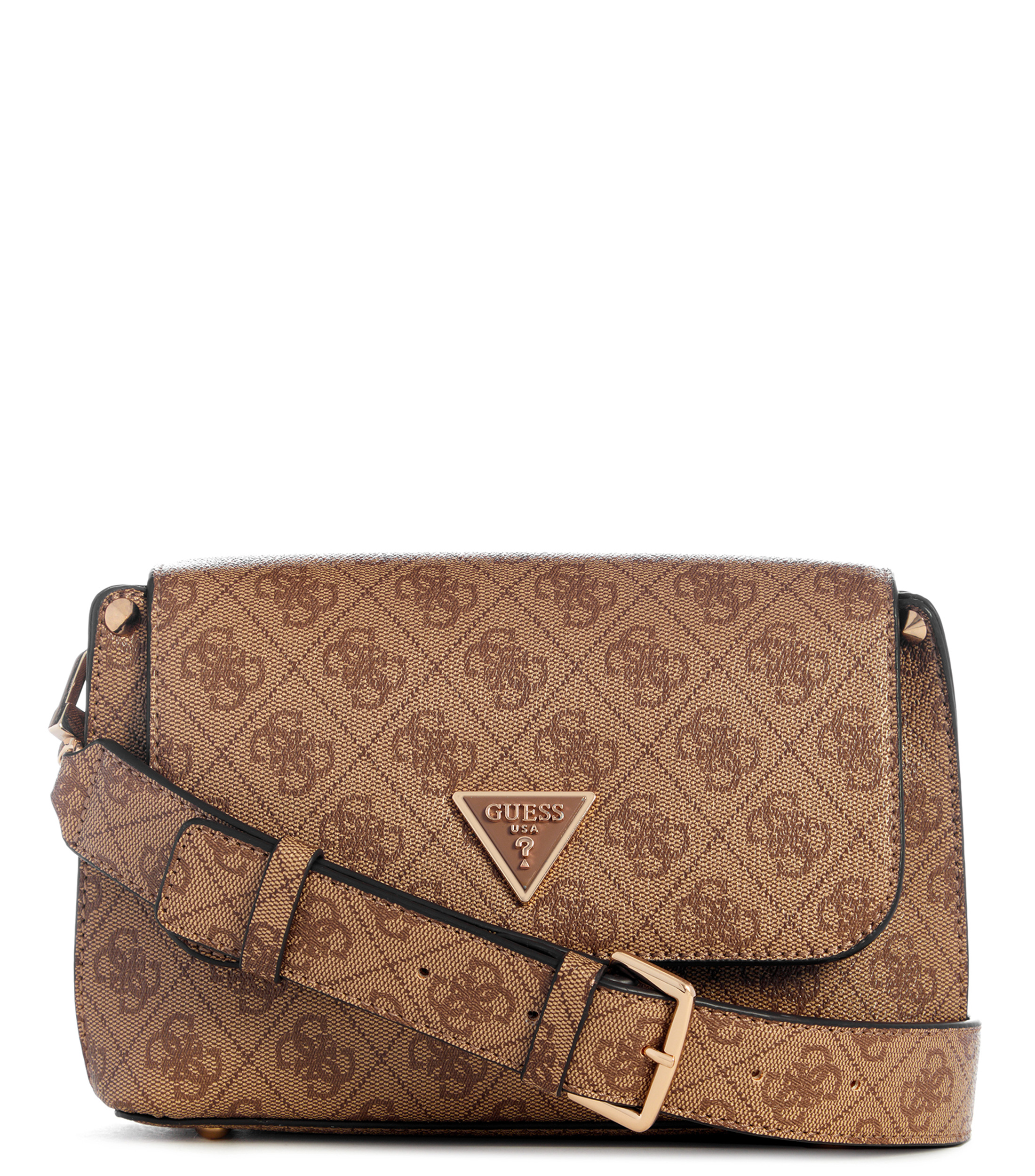 Guess Bolso Crossbody Meridian Monogram Beige Mujer El Palacio De Hierro 4226