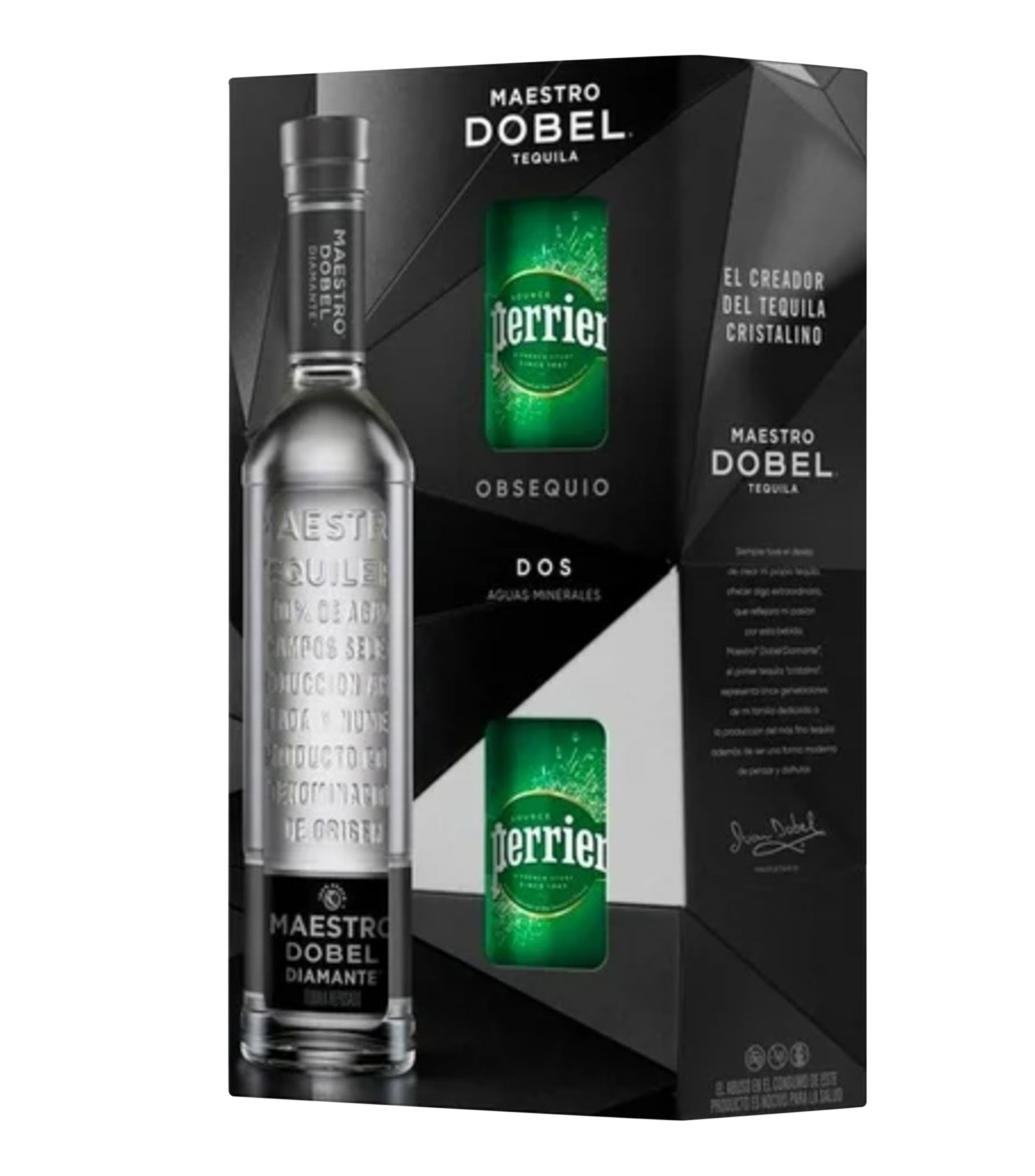 Maestro Dobel: Tequila Maestro Dobel Diamante 700 Ml + 2 Latas De ...