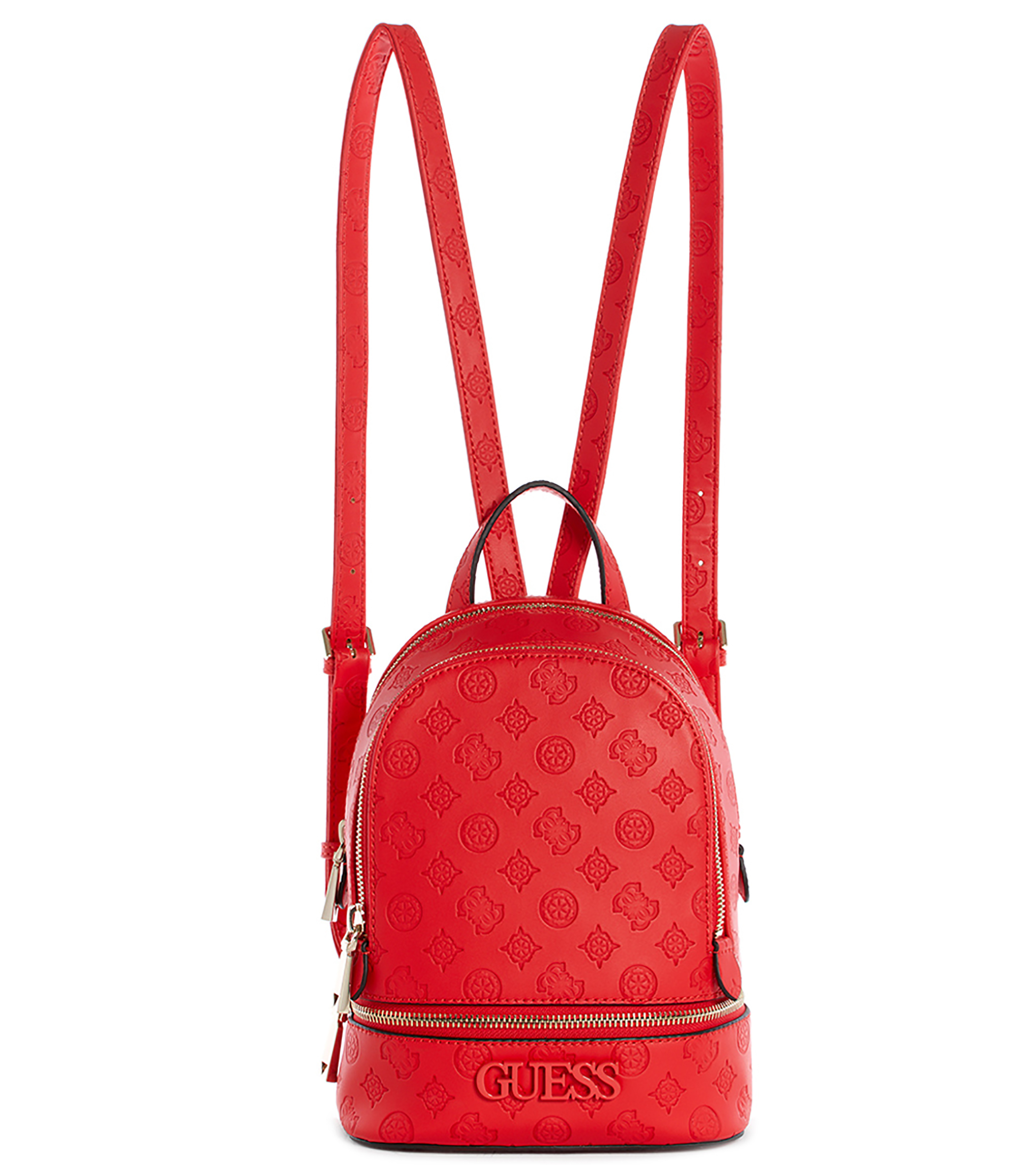 Guess skye debossed sales logo backpack