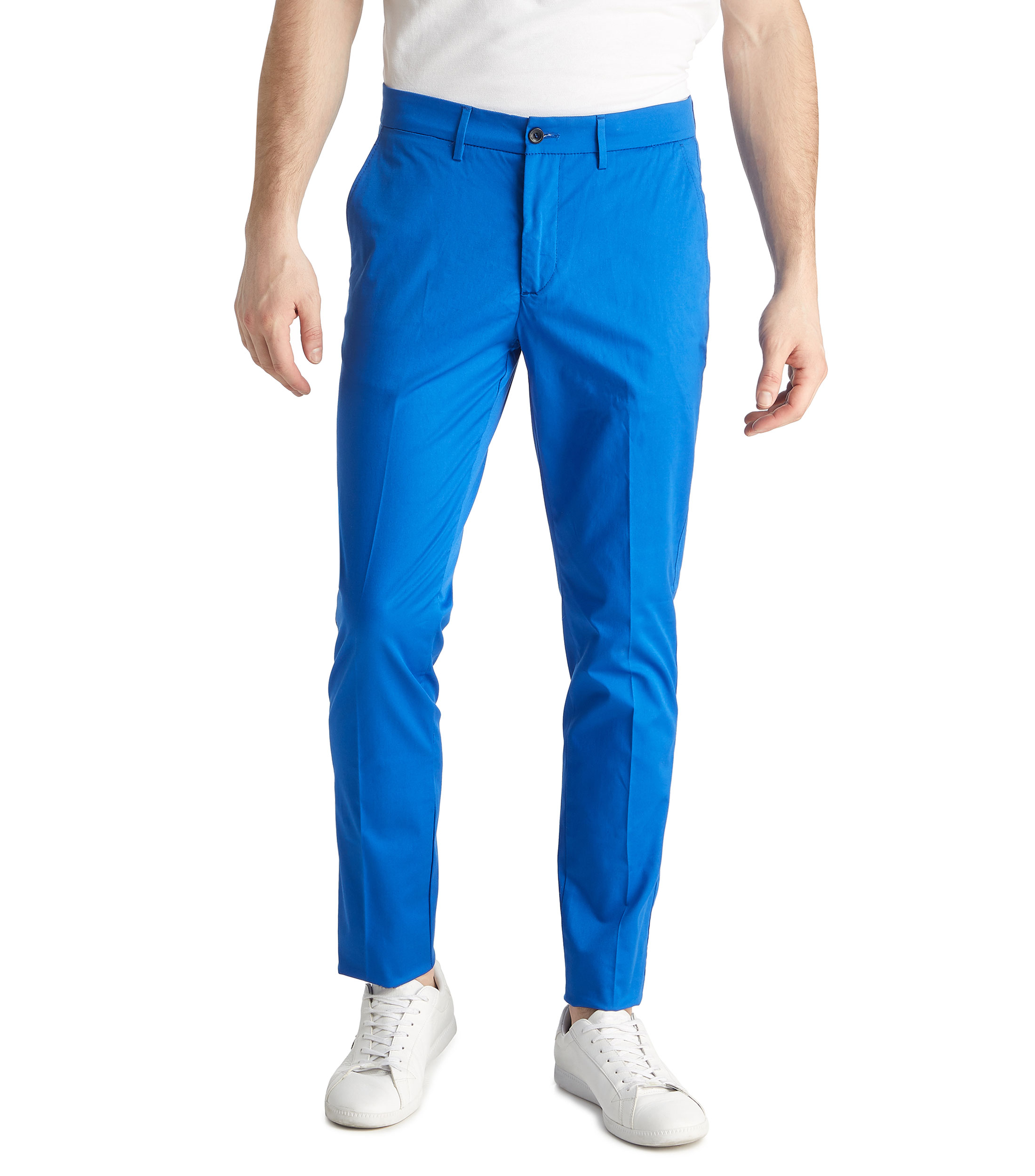 Pantalones Hombre, Pantalón Chino Garment Dyed Azul