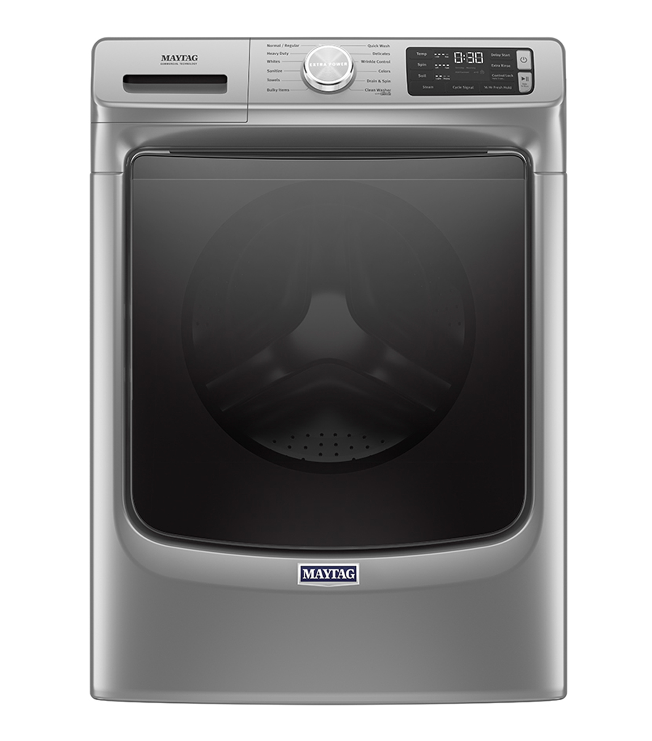 Maytag Lavadora Alta Eficiencia HE de Carga Frontal 22 Kg Gris acero