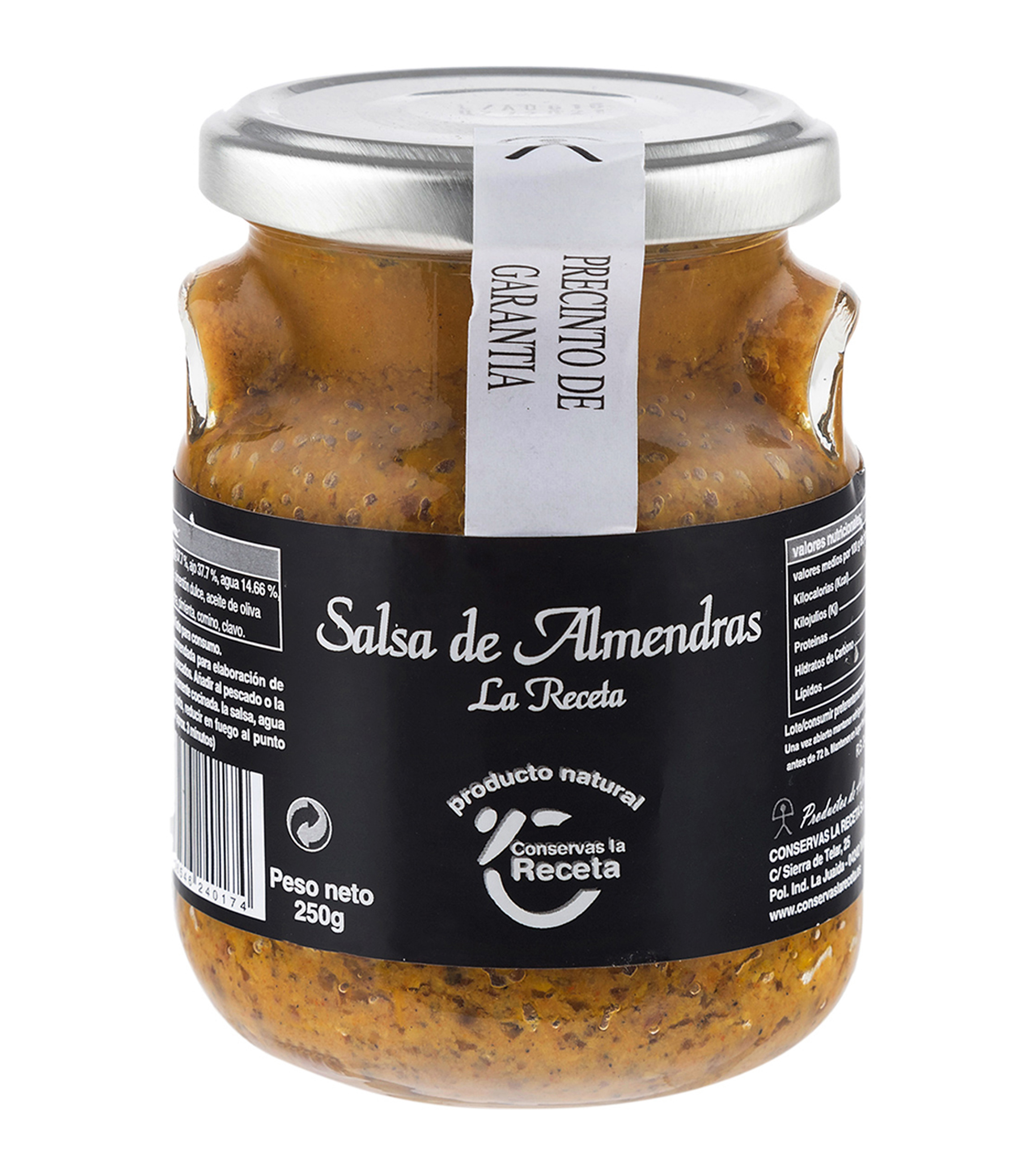 La Receta Salsa de Almendras, 250 gr