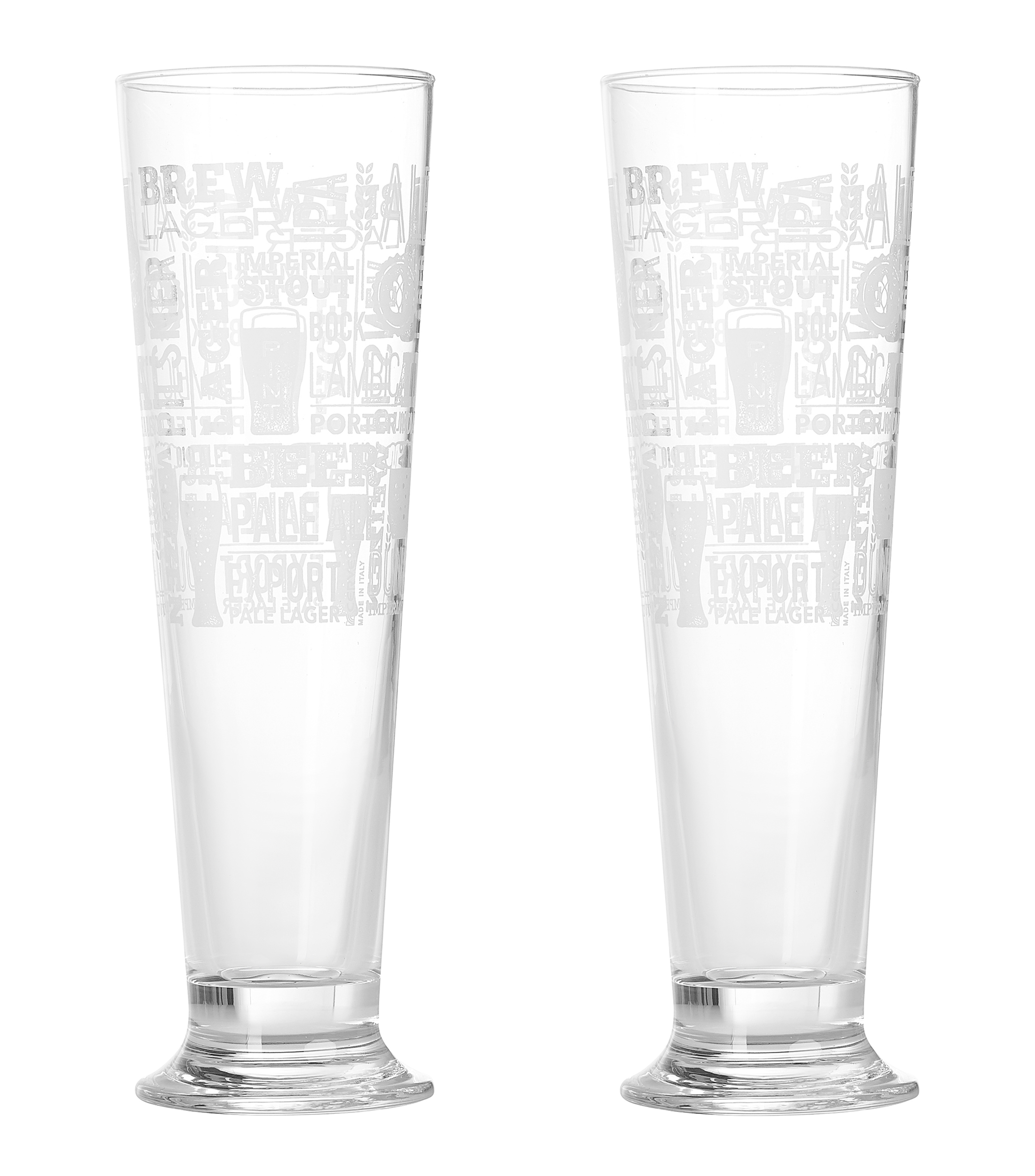 Set de Vasos para cerveza Cerve de vidrio