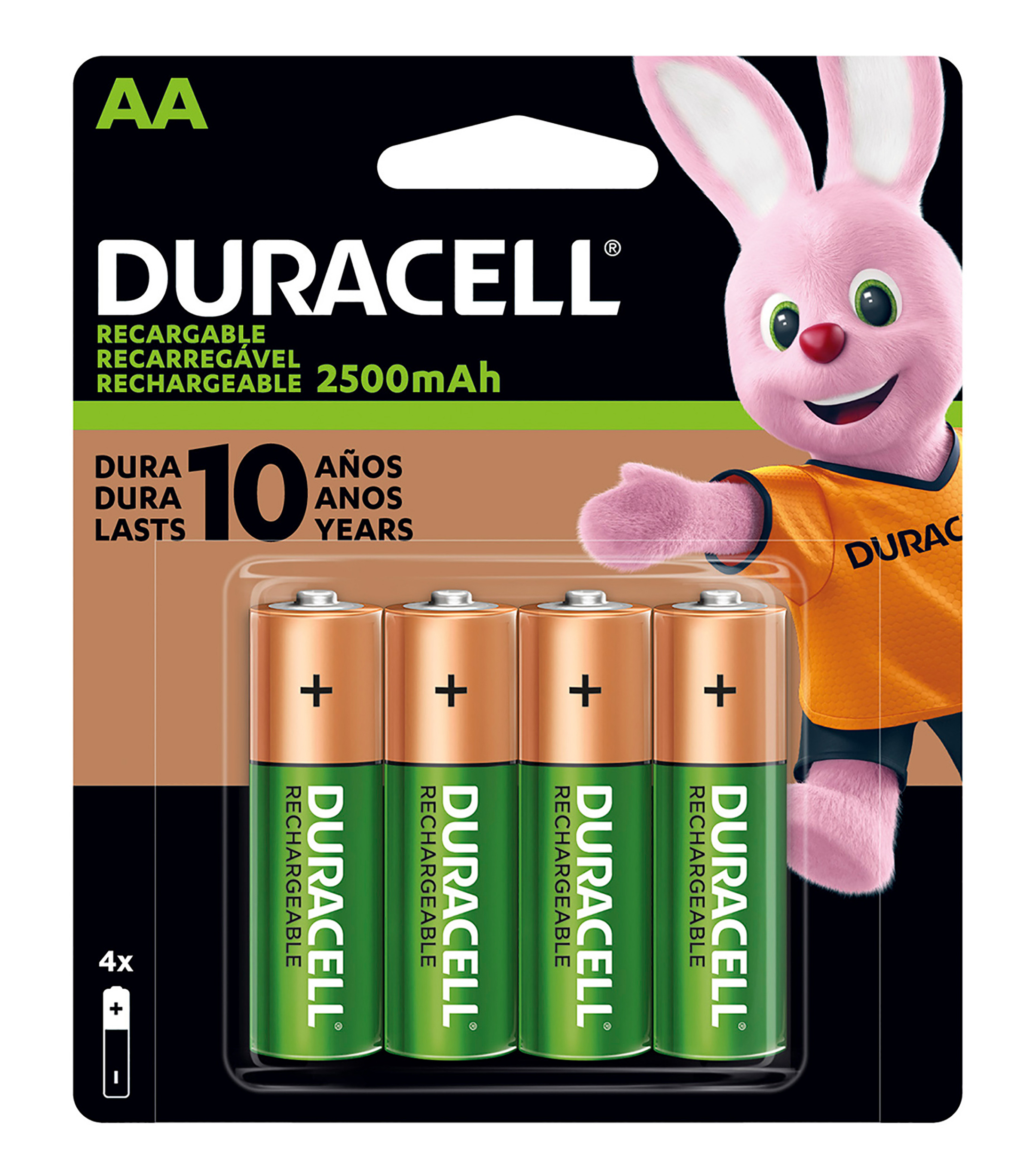 Duracell Set Pilas Alcalinas Recargables Tipo AA El Palacio De Hierro