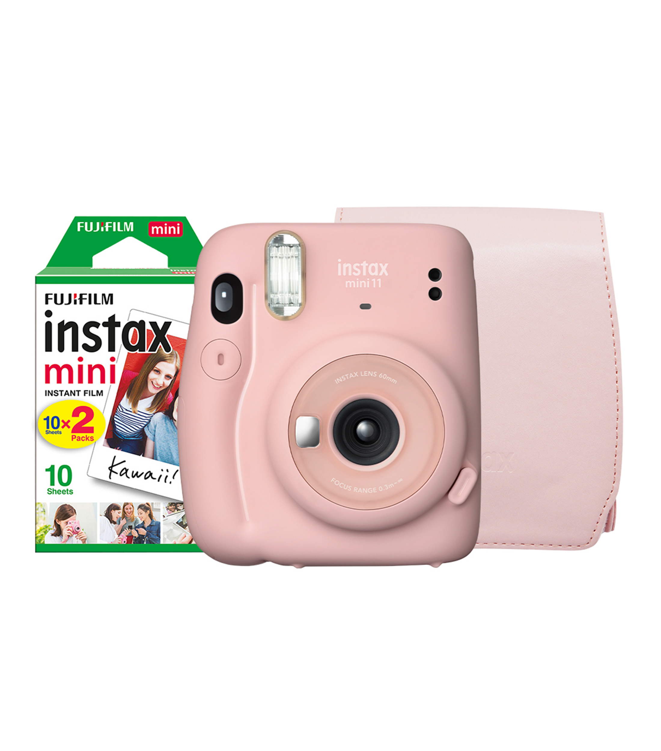 Fujifilm Cámara Instantánea Instax Mini 11 rosa - El Palacio de Hierro