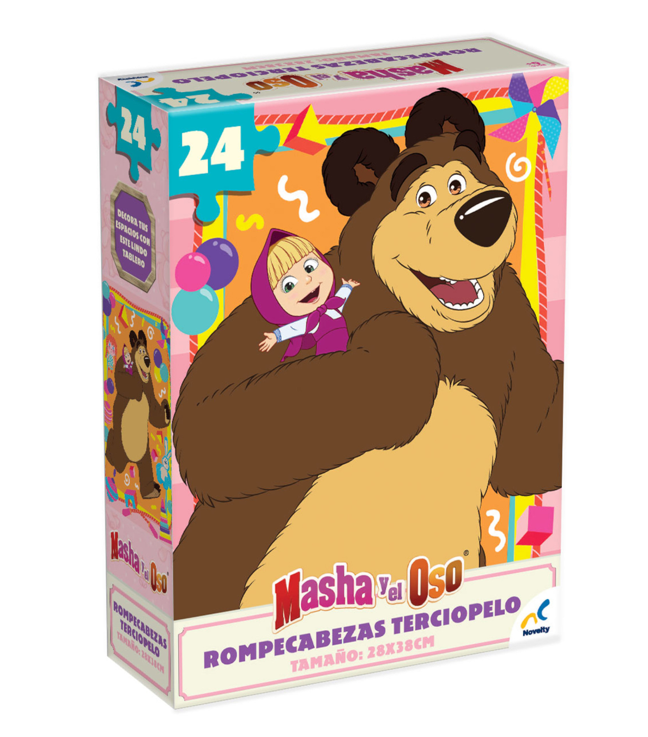 Novelty Rompecabezas Aterciopelado Masha Y El Oso El Palacio De Hierro 