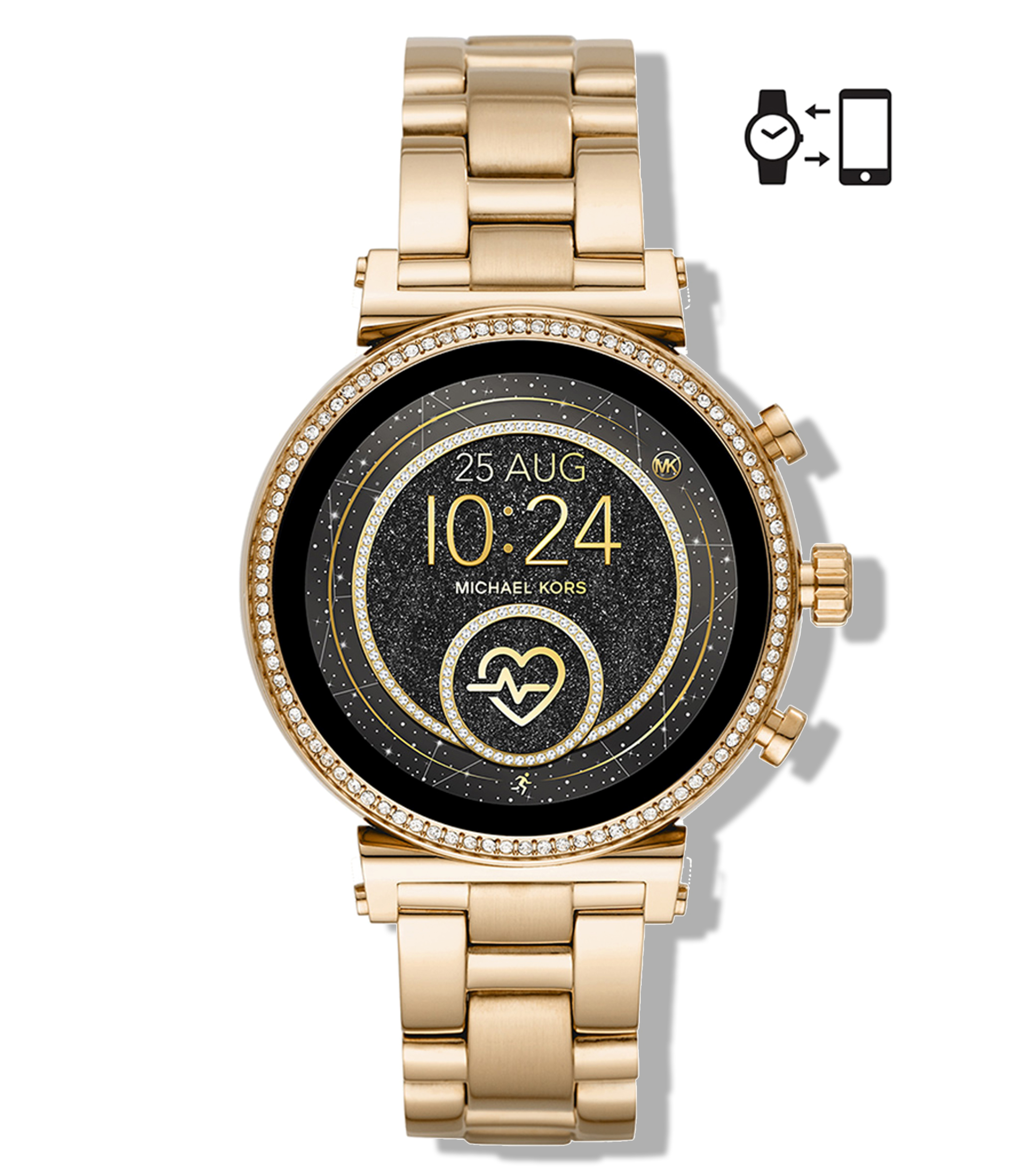 Michael kors smartwatch hotsell sofie black