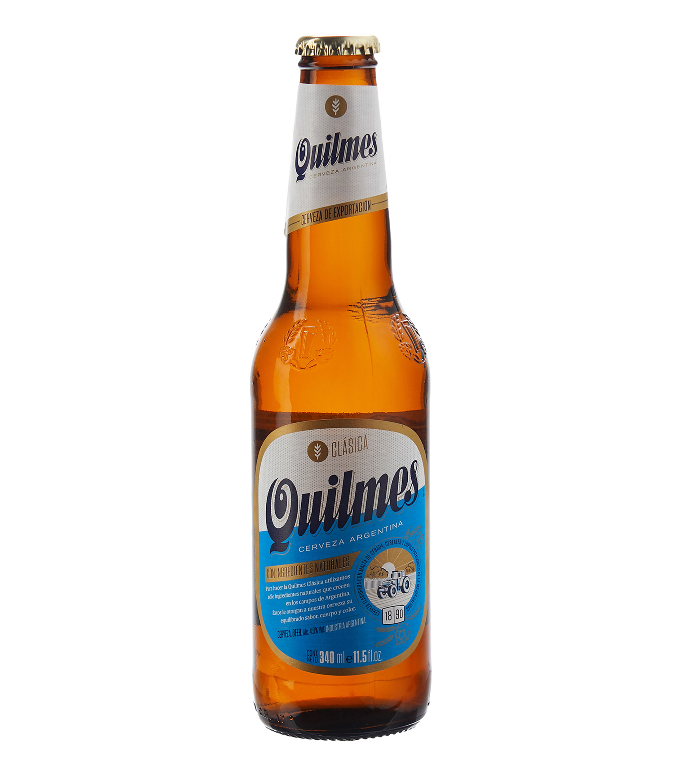 Quilmes Cerveza Quilmes Clásica Clara 340 Ml El Palacio De Hierro