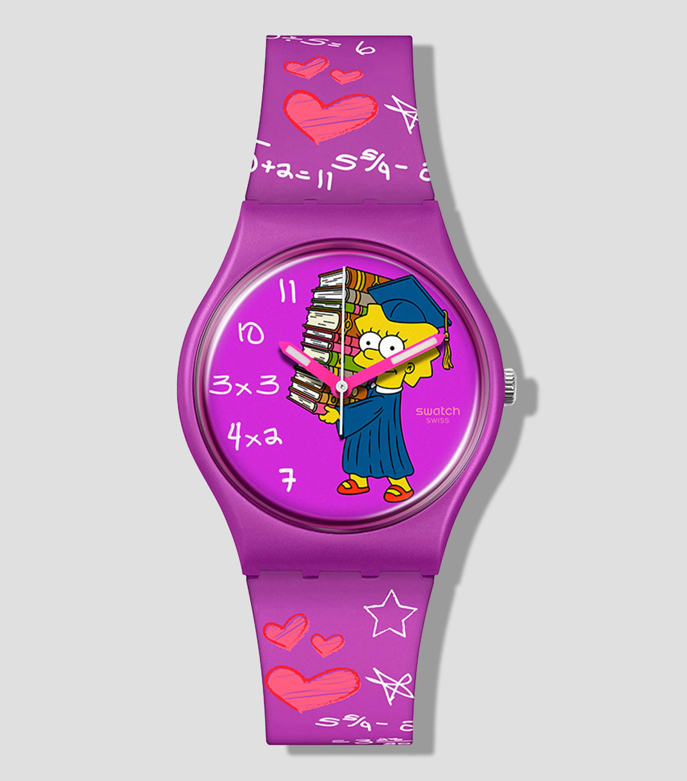 Swatch Reloj Unisex Gent casual Morado The Simpson El Palacio de Hierro